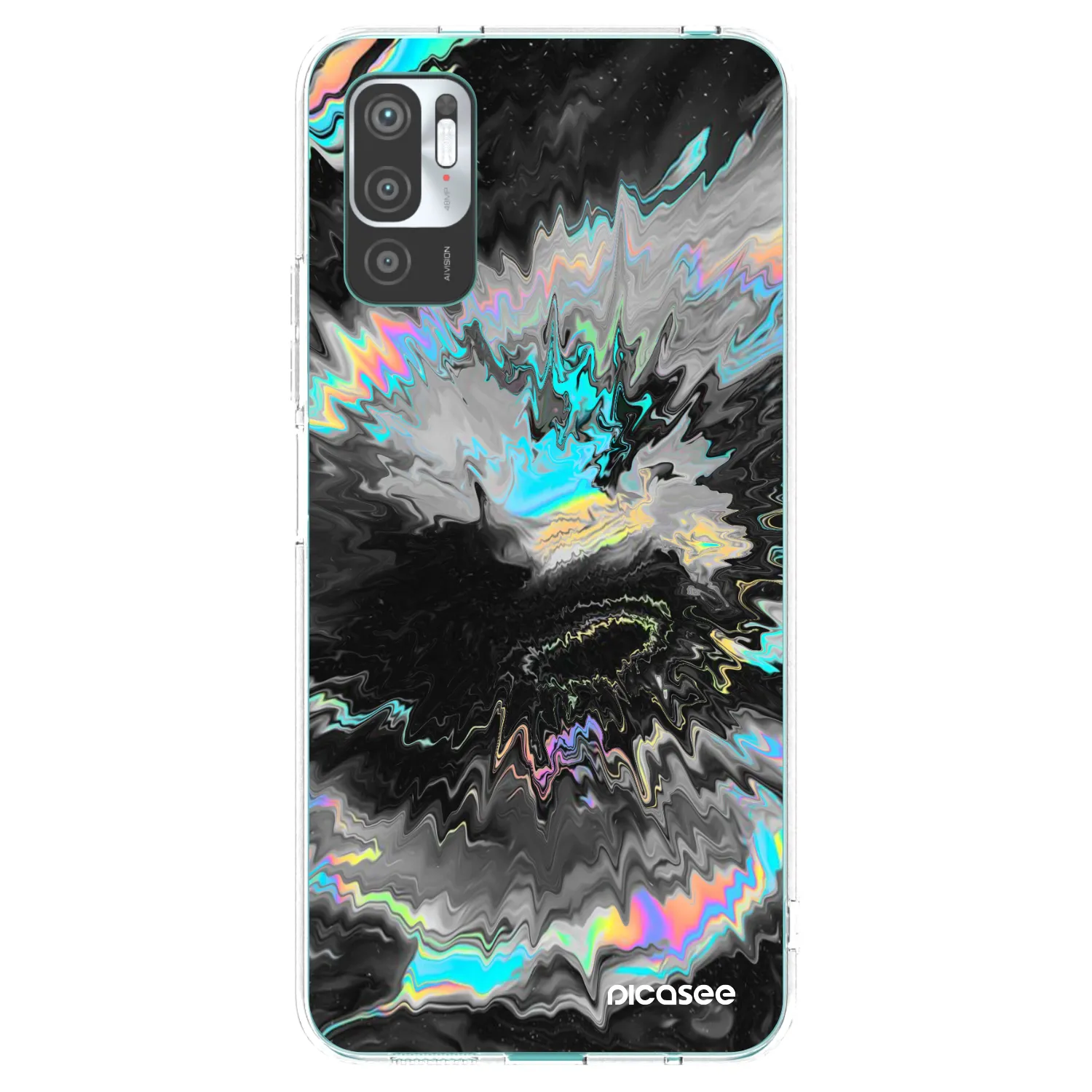Picasee Xiaomi Redmi Note 10 5G Hülle - Transparentes Silikon - Magnetic