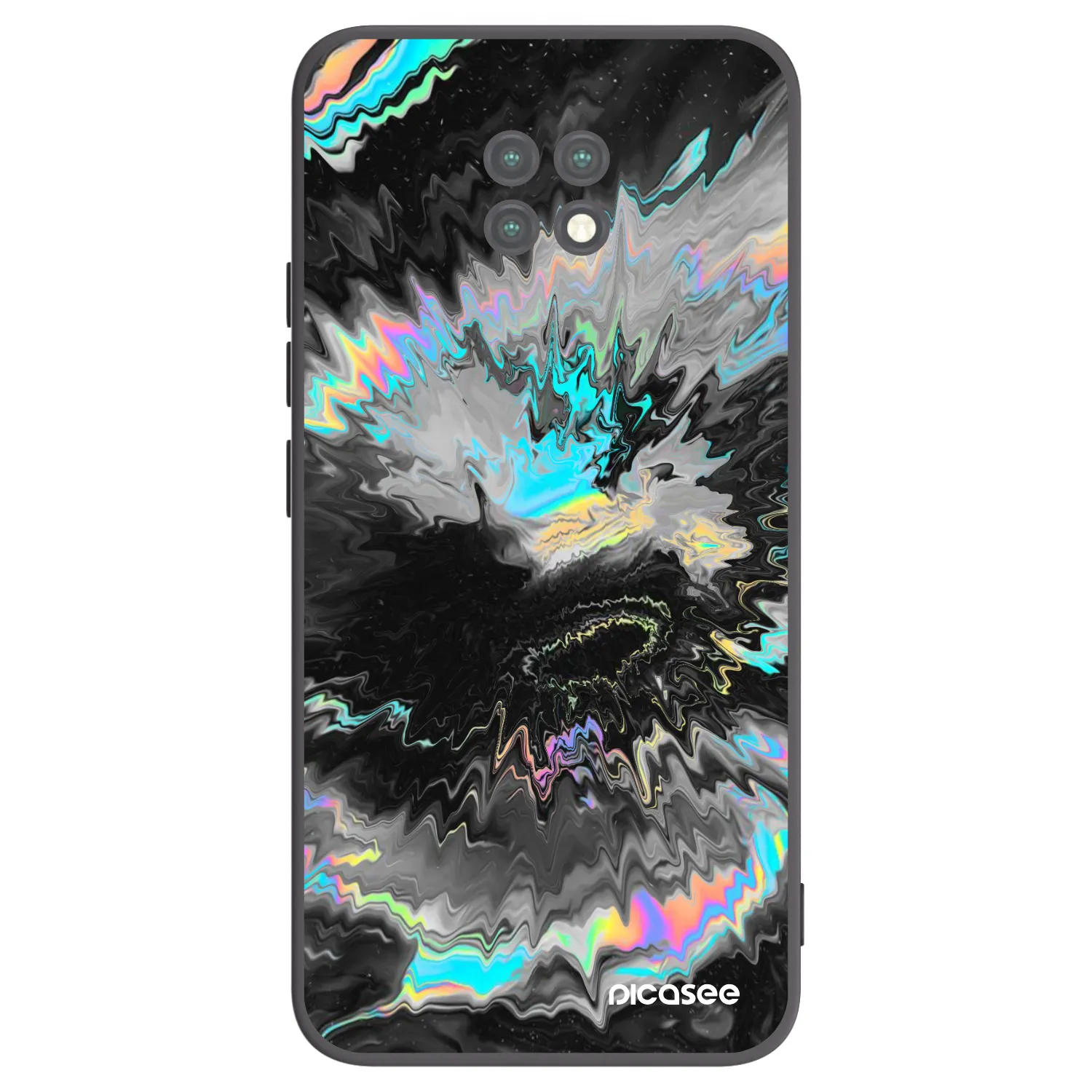 Picasee Xiaomi Redmi Note 9T Hülle - Schwarzes Silikon - Magnetic