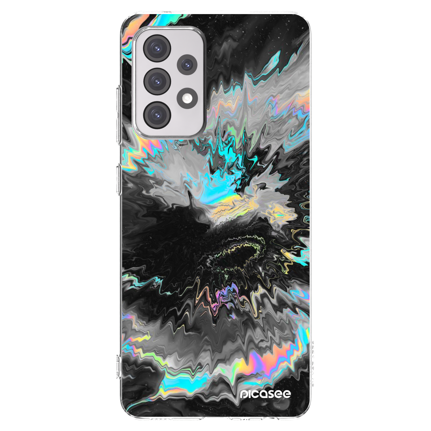 Picasee Samsung Galaxy A52s 5G A528B Hülle - Transparentes Silikon - Magnetic