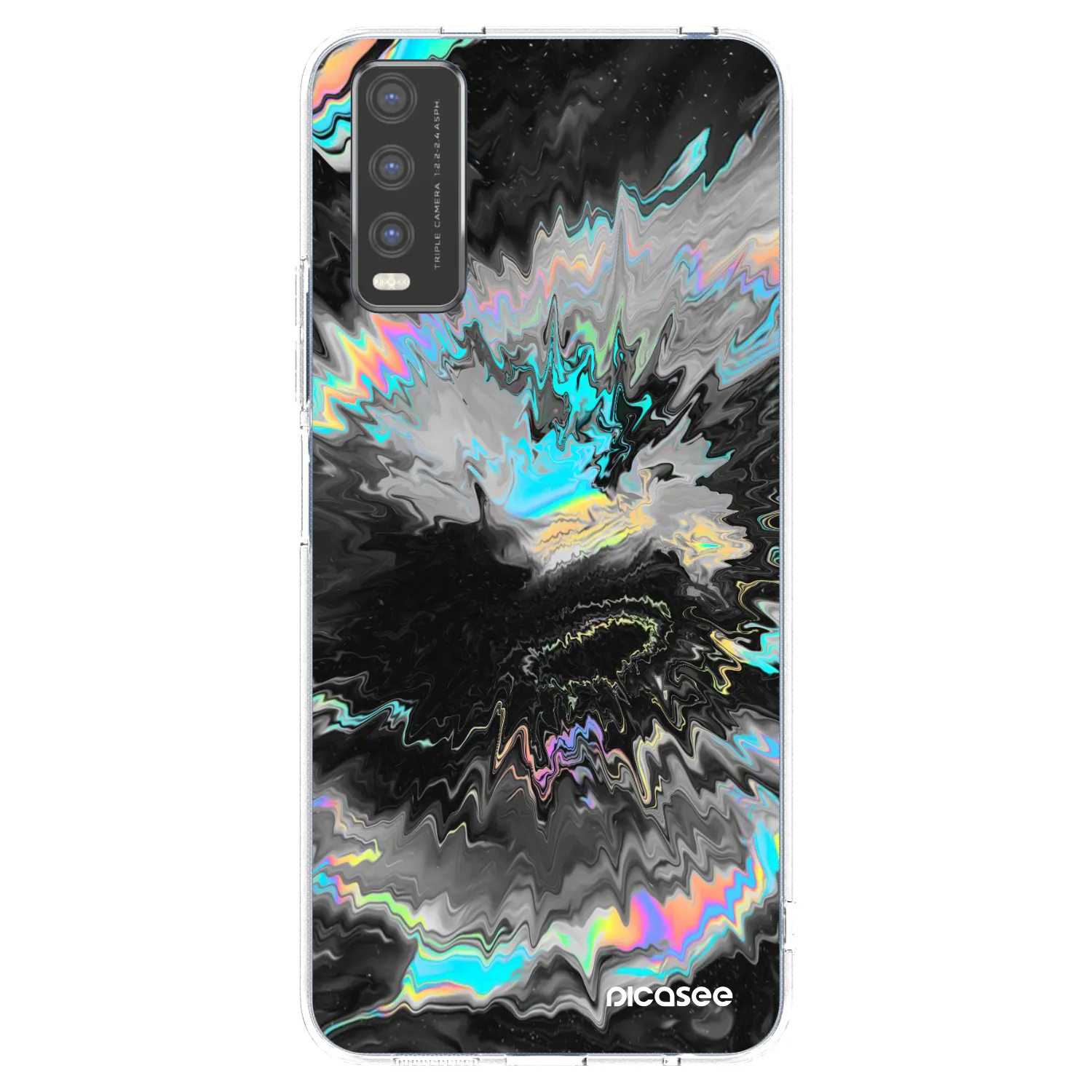 Picasee Vivo Y20s Hülle - Transparentes Silikon - Magnetic