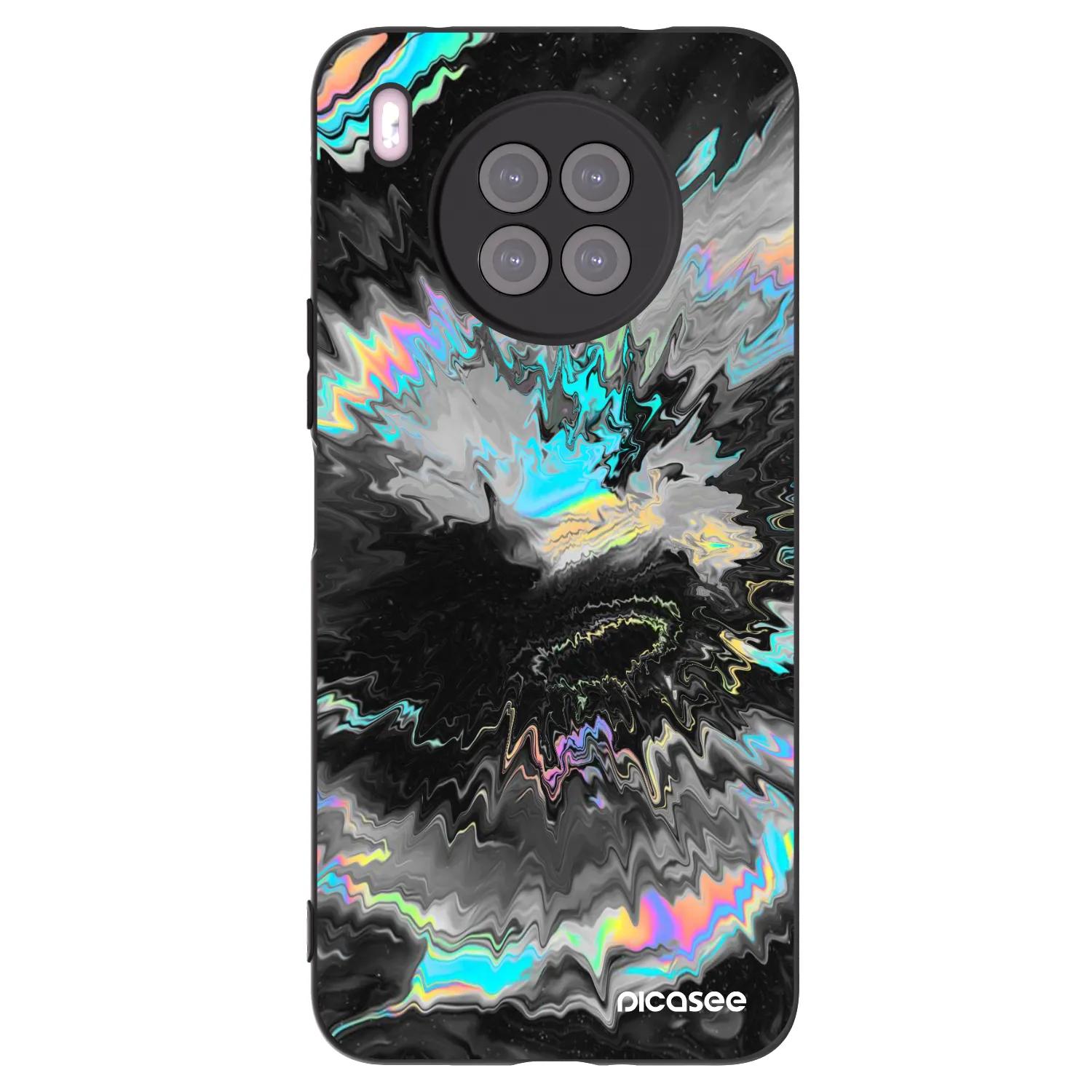 Picasee Huawei Nova 8i Hülle - Schwarzes Silikon - Magnetic