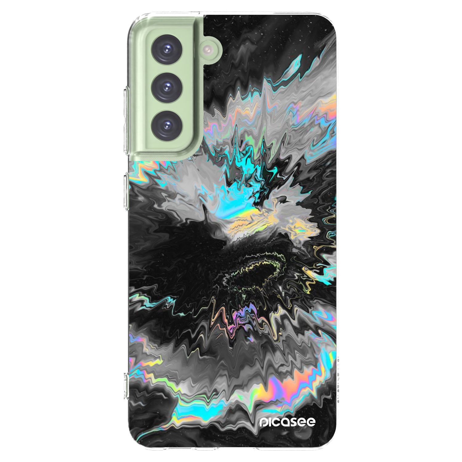 Picasee Samsung Galaxy S21 FE 5G Hülle - Transparentes Silikon - Magnetic