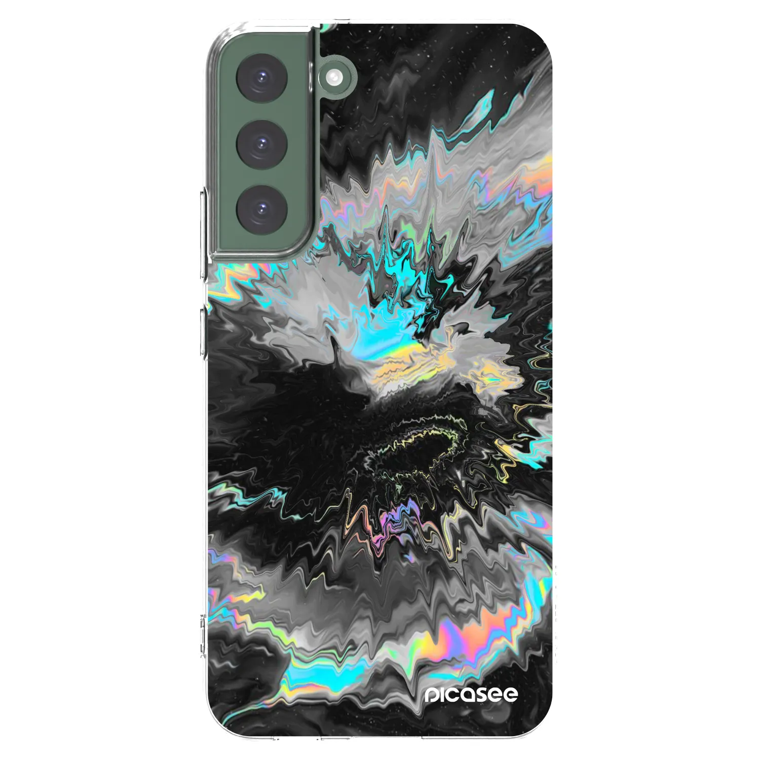 Picasee Samsung Galaxy S22+ 5G Hülle - Transparentes Silikon - Magnetic