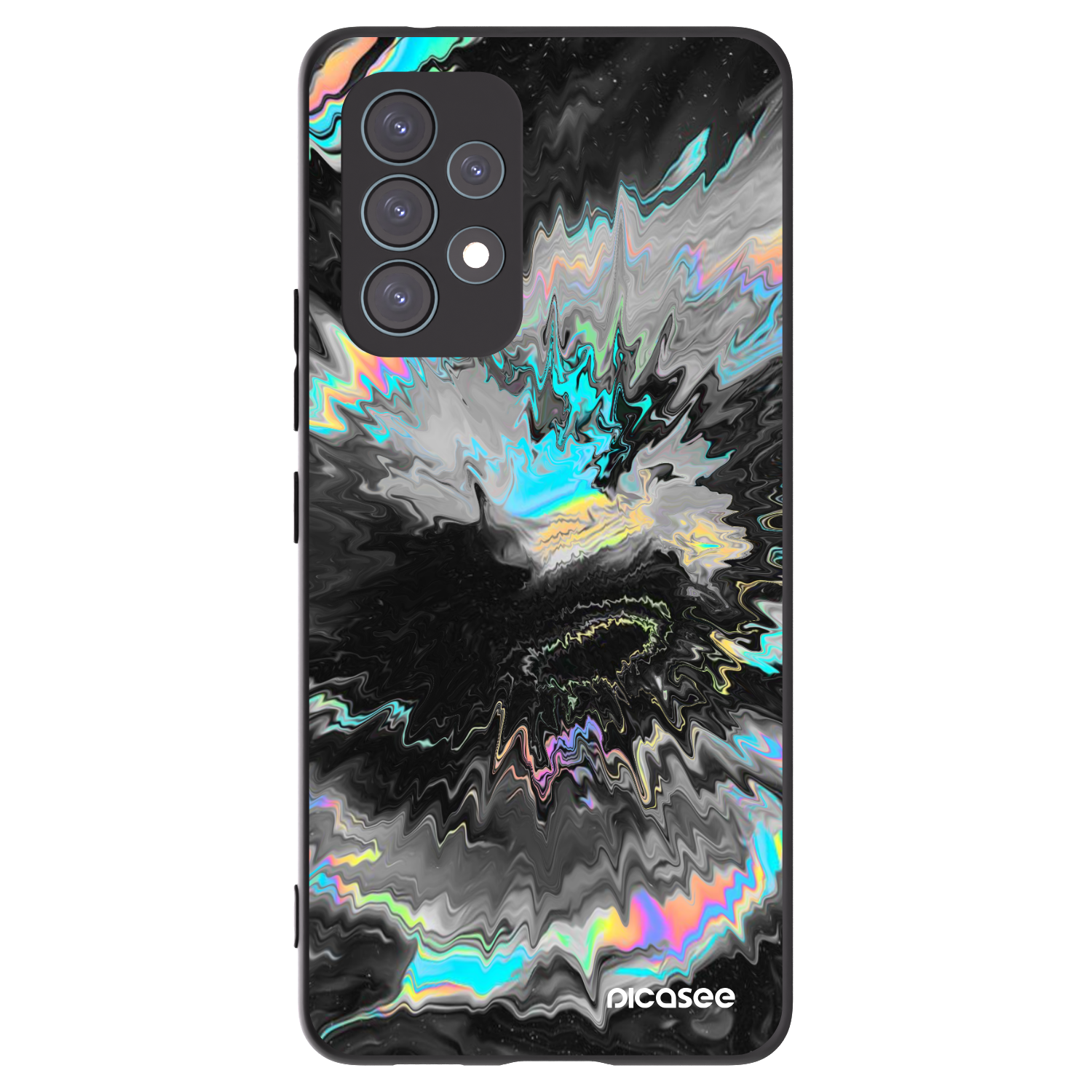 Picasee Samsung Galaxy A53 5G A536 Hülle - Schwarzes Silikon - Magnetic
