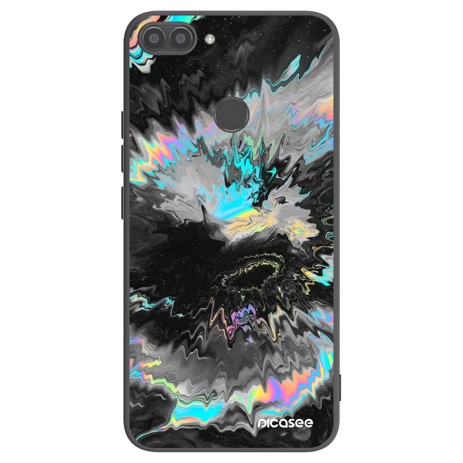 Picasee Huawei P Smart Hülle - Schwarzes Silikon - Magnetic