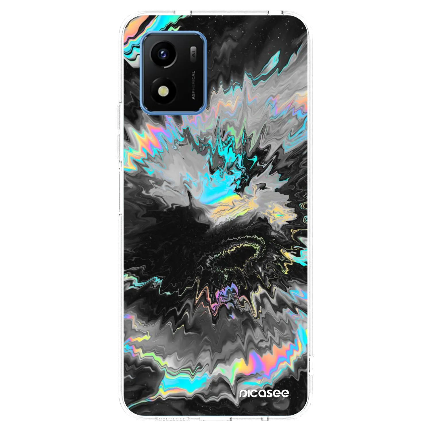Picasee Vivo Y01 Hülle - Transparentes Silikon - Magnetic