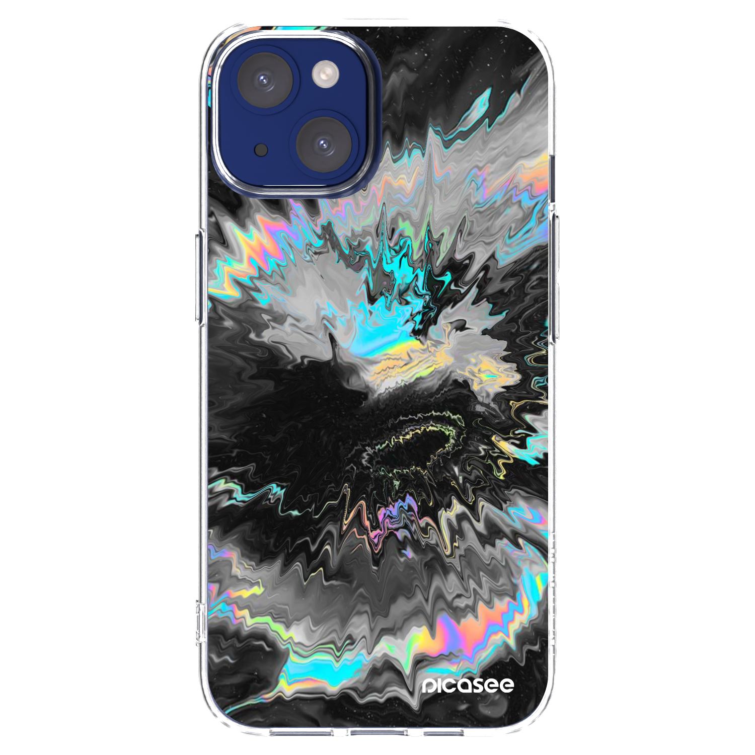 Picasee Apple iPhone 14 Hülle - Transparentes Silikon - Magnetic