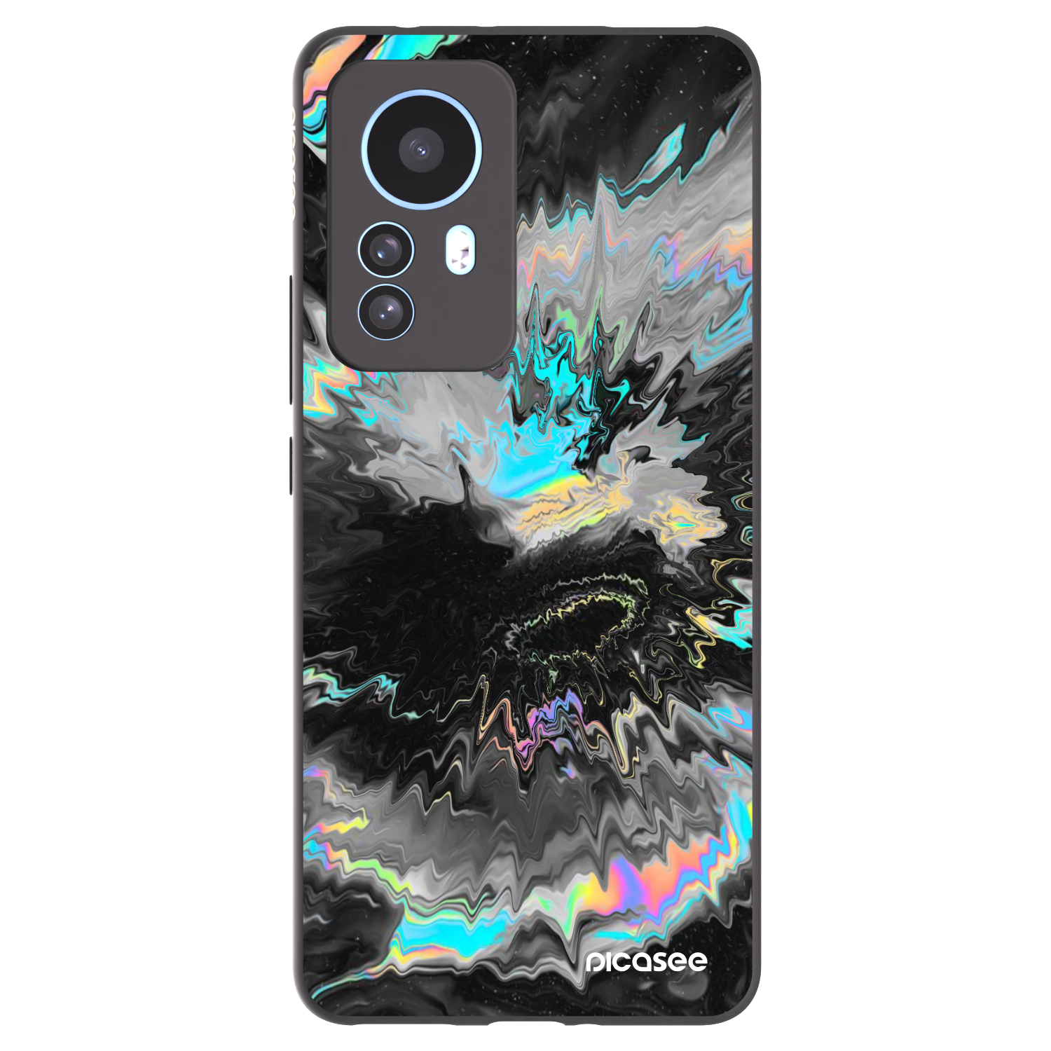 Picasee Xiaomi 12T Hülle - Schwarzes Silikon - Magnetic