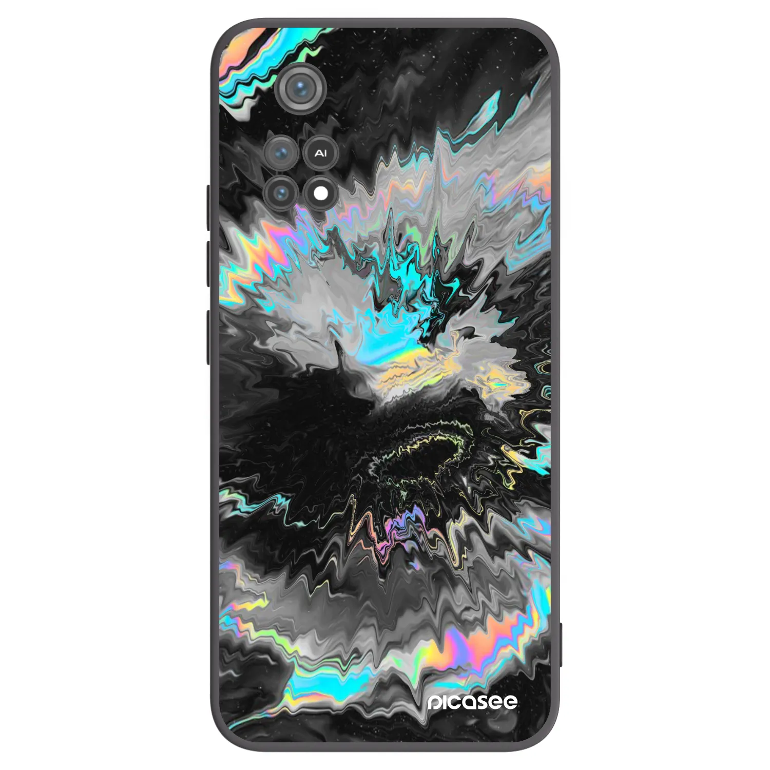 Picasee Xiaomi Poco M4 Pro Hülle - Schwarzes Silikon - Magnetic