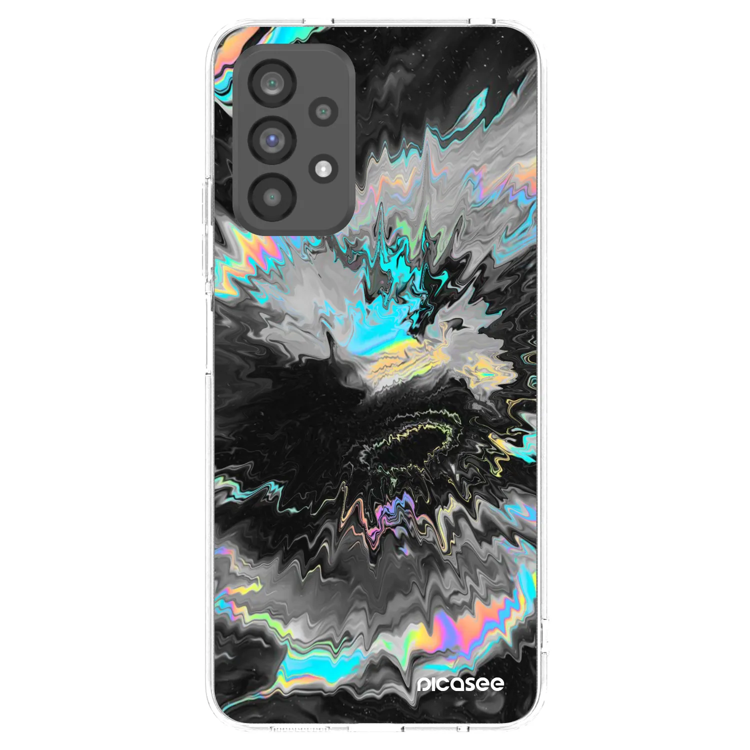 Picasee Samsung Galaxy A73 5G Hülle - Transparentes Silikon - Magnetic