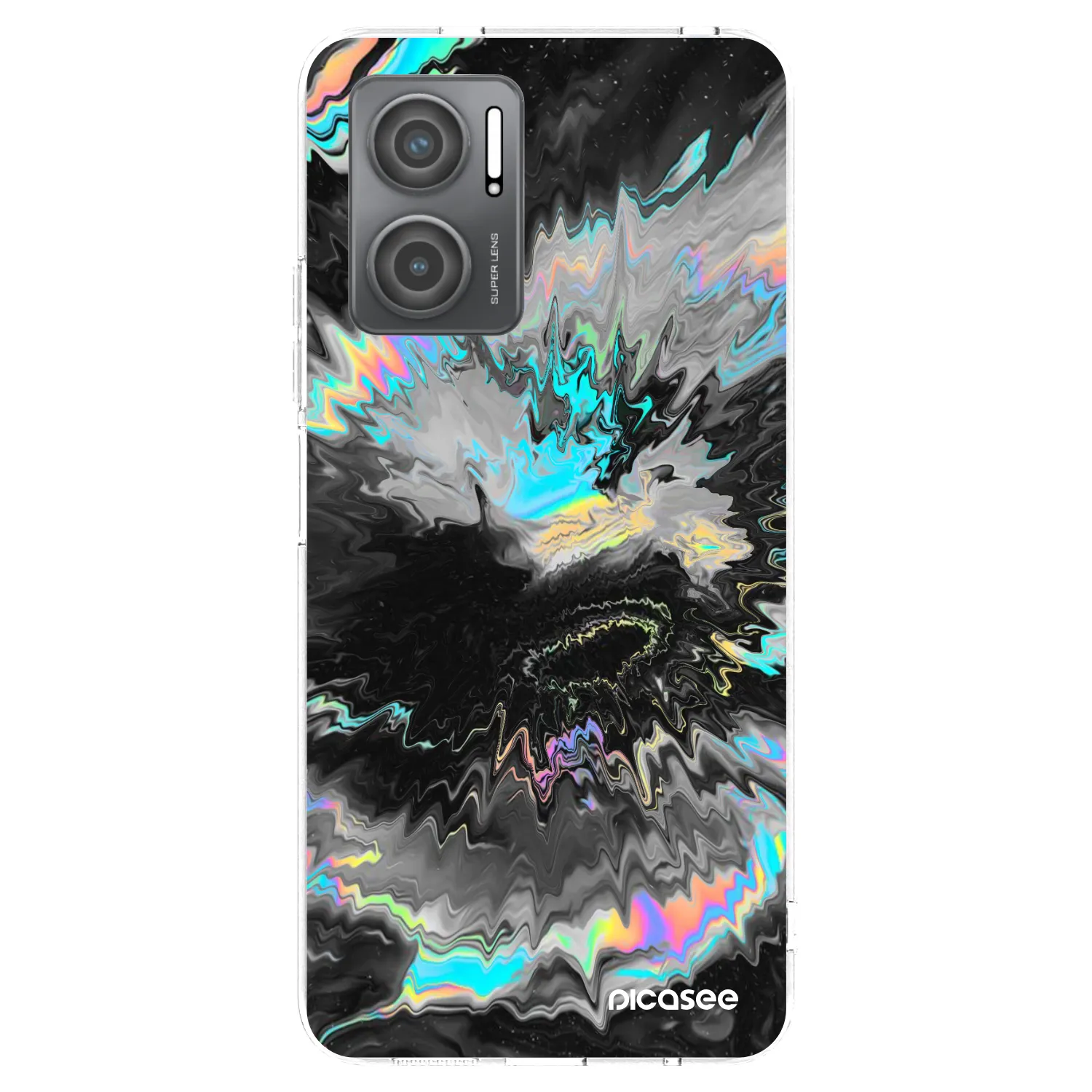 Picasee Xiaomi Redmi 10 5G Hülle - Transparentes Silikon - Magnetic