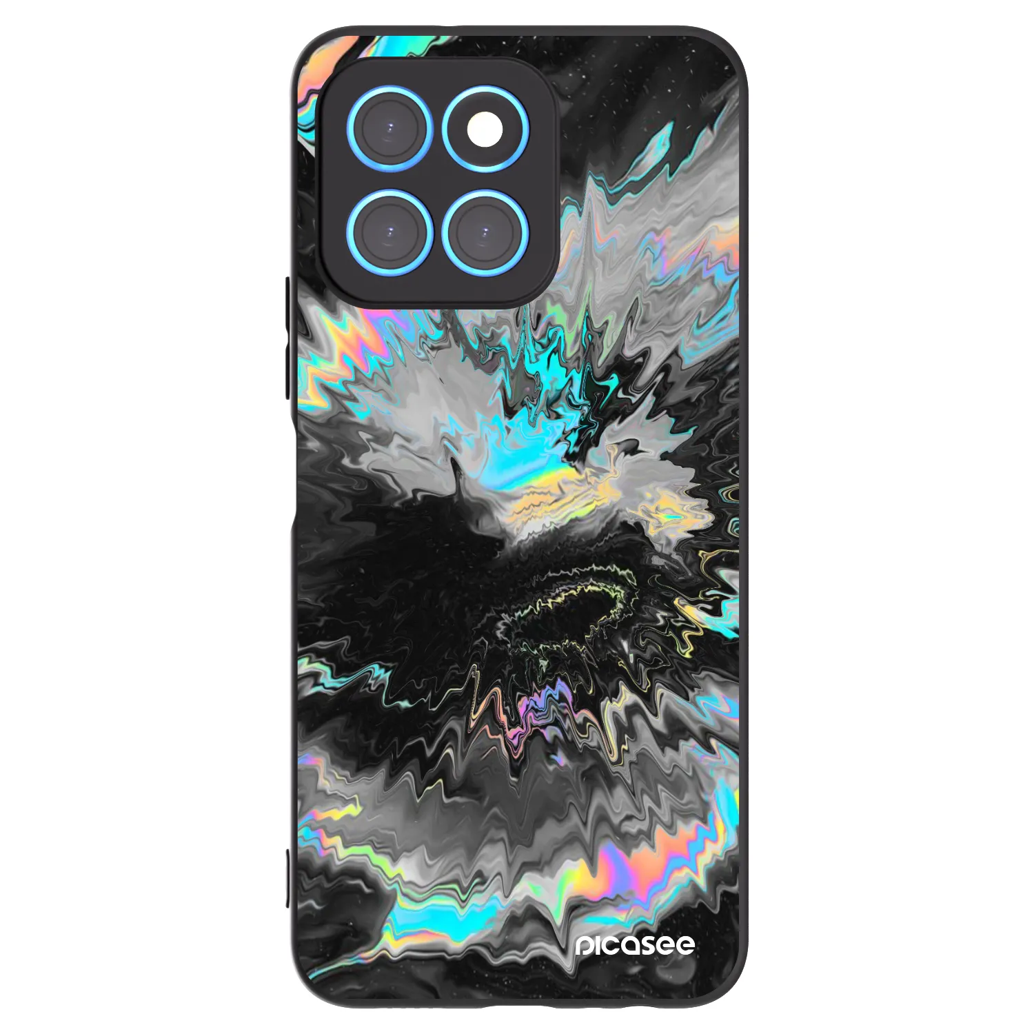 Picasee Honor X8 5G Hülle - Schwarzes Silikon - Magnetic