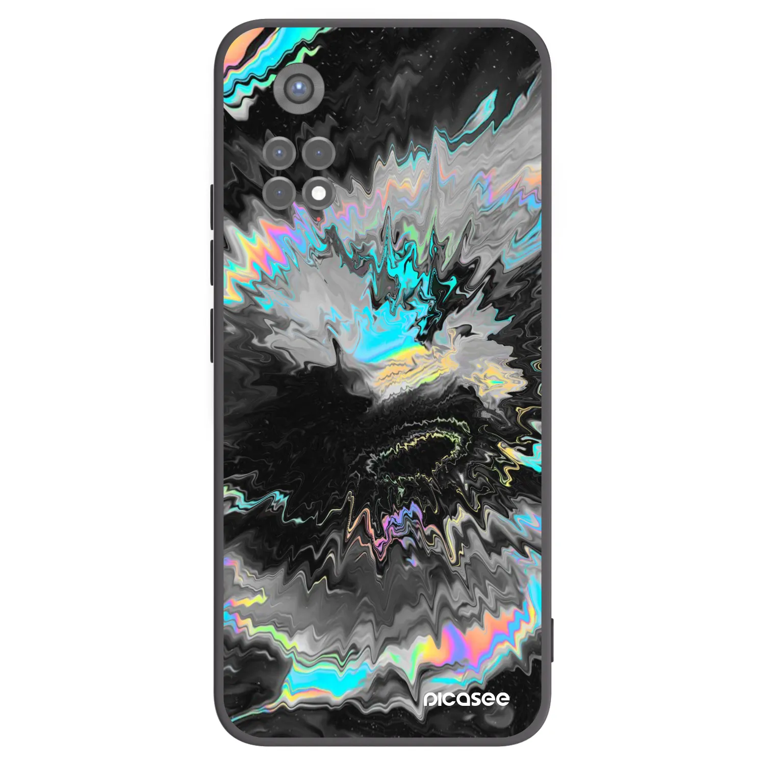 Picasee Xiaomi Redmi Note 11S 5G Hülle - Schwarzes Silikon - Magnetic