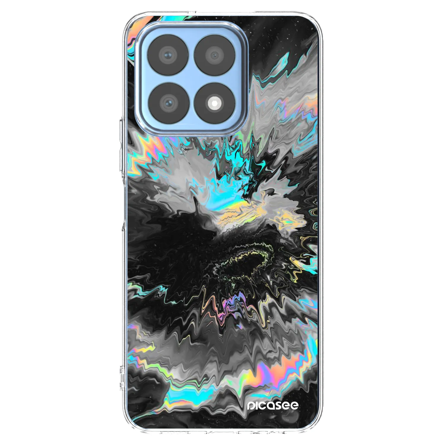 Picasee Honor X8a Hülle - Transparentes Silikon - Magnetic