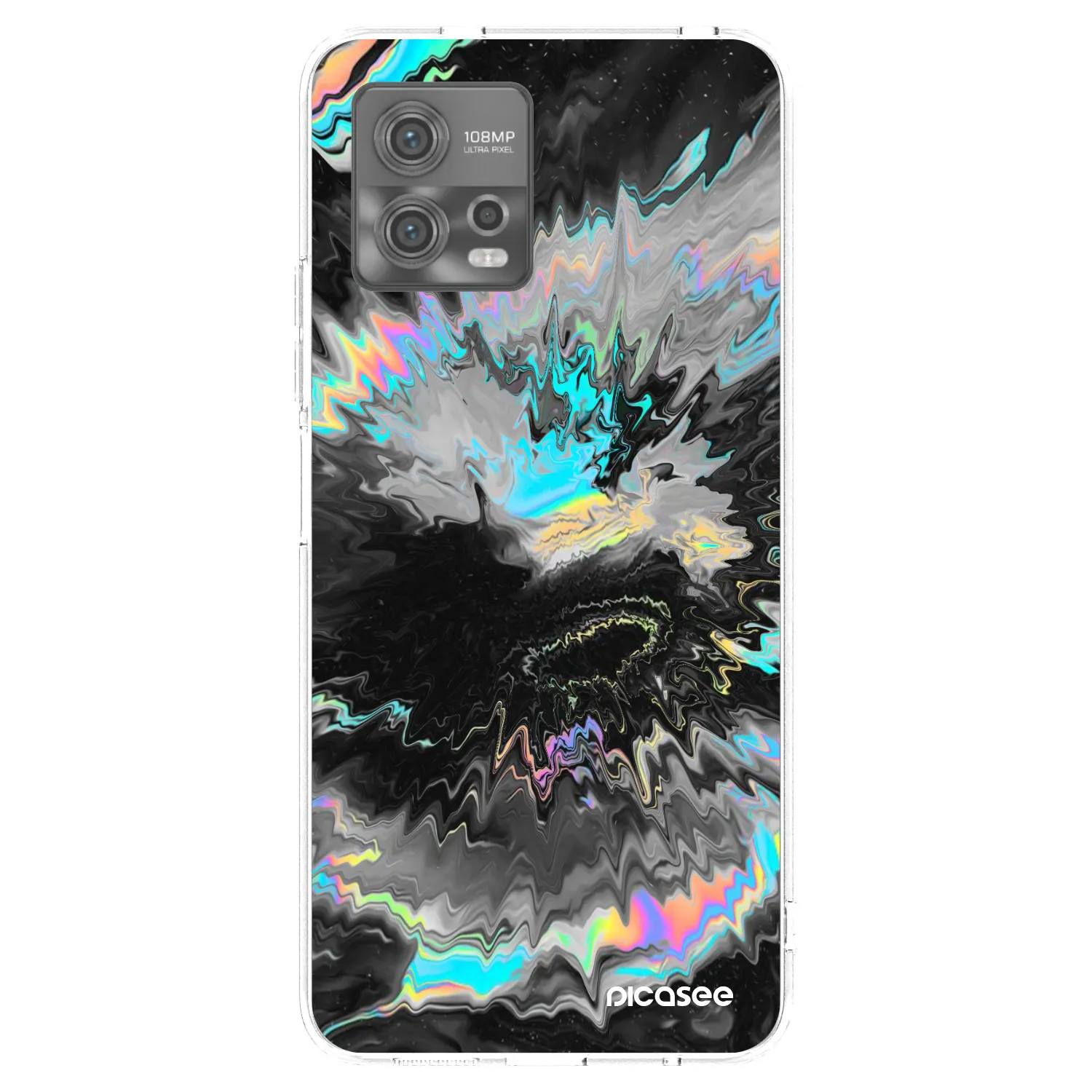 Picasee Motorola Moto G72 Hülle - Transparentes Silikon - Magnetic