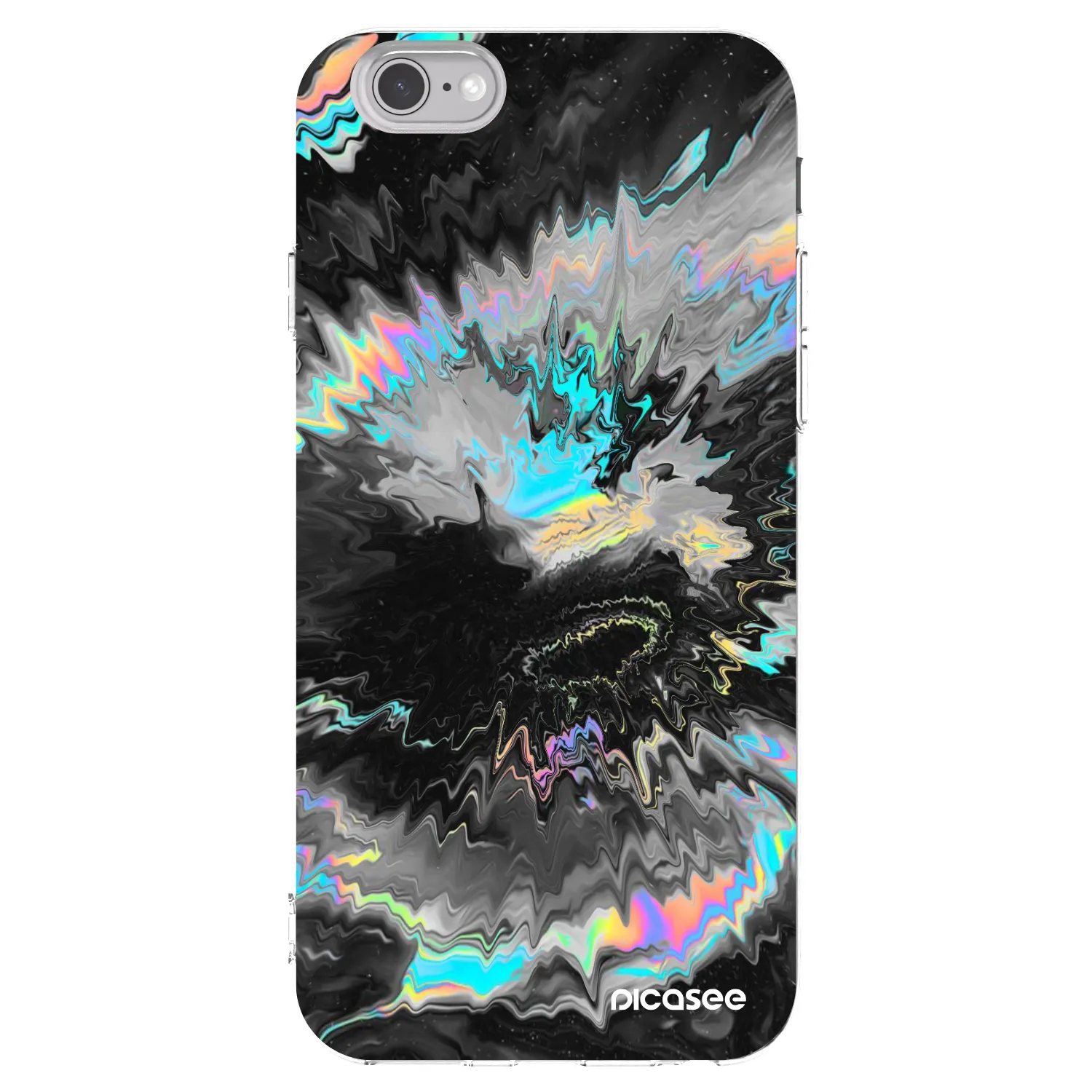 Picasee Apple iPhone 6/6S Hülle - Transparentes Silikon - Magnetic