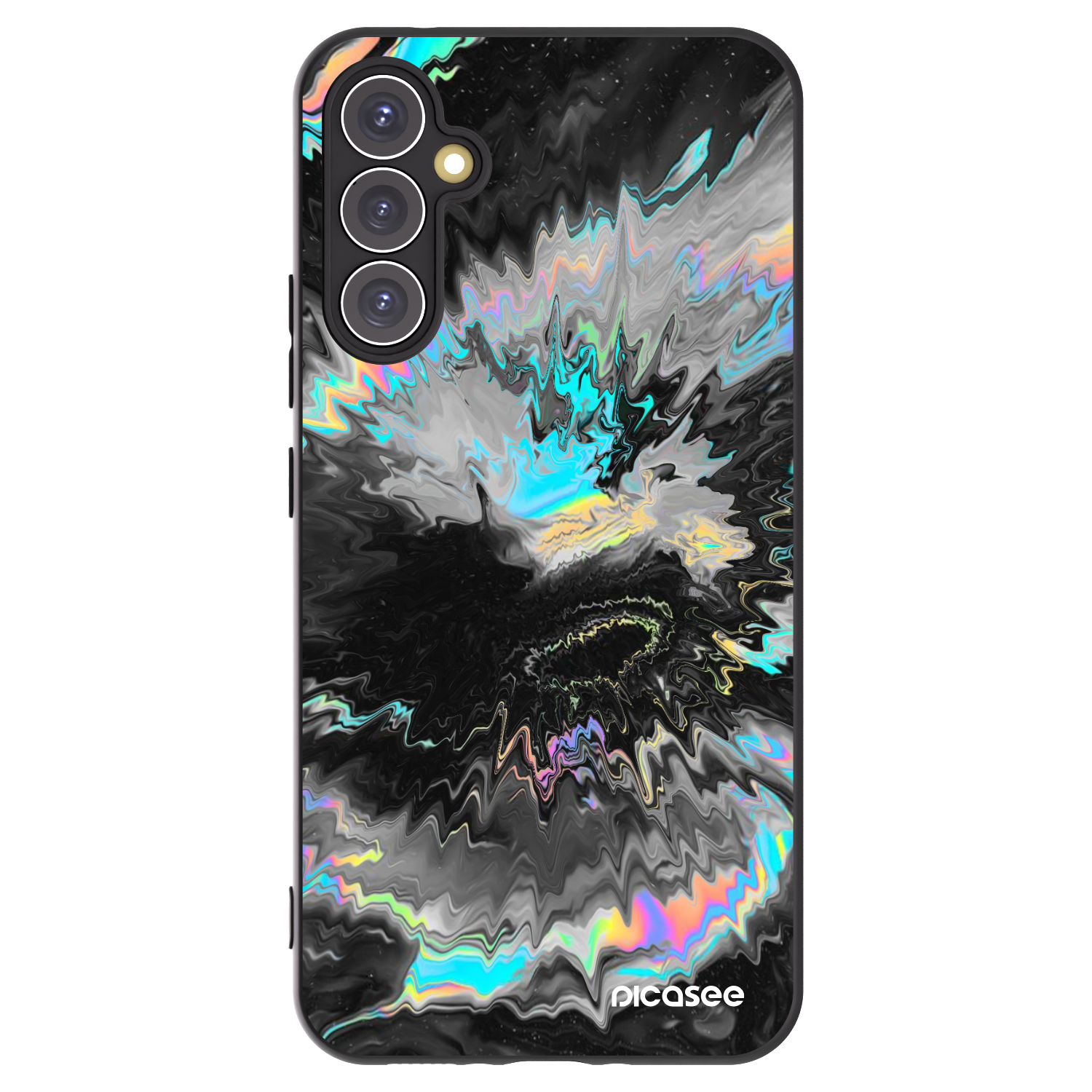 Picasee Samsung Galaxy A34 5G A346B Hülle - Schwarzes Silikon - Magnetic