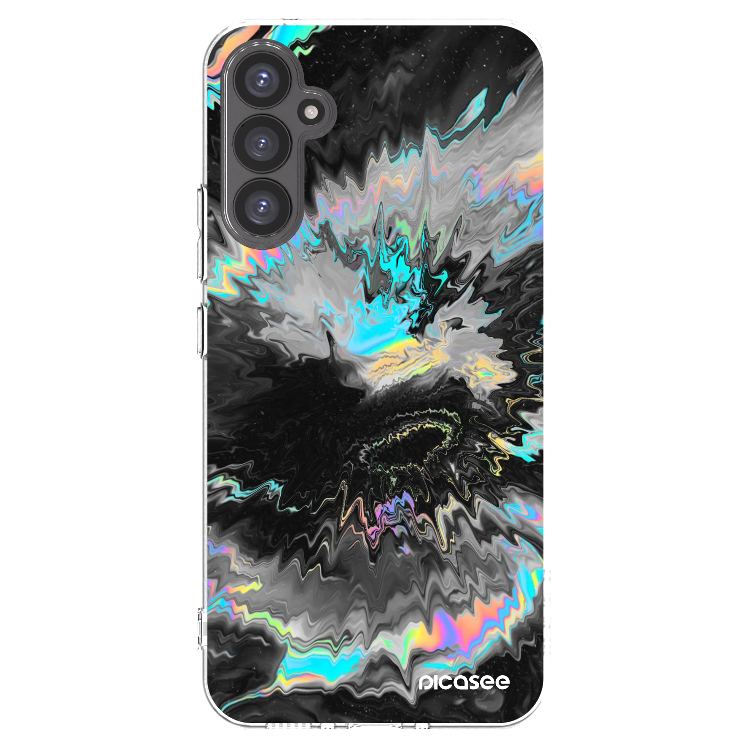 Picasee Samsung Galaxy A34 5G A346B Hülle - Transparentes Silikon - Magnetic