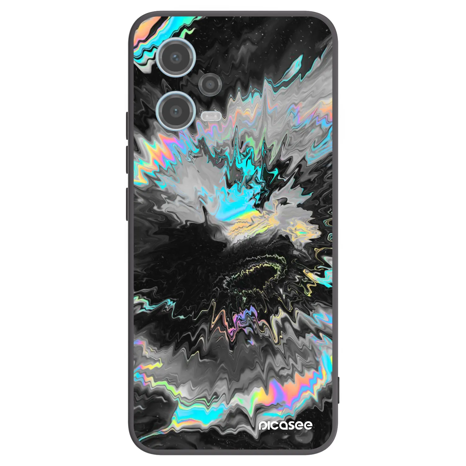 Picasee Xiaomi Redmi Note 12 5G Hülle - Schwarzes Silikon - Magnetic