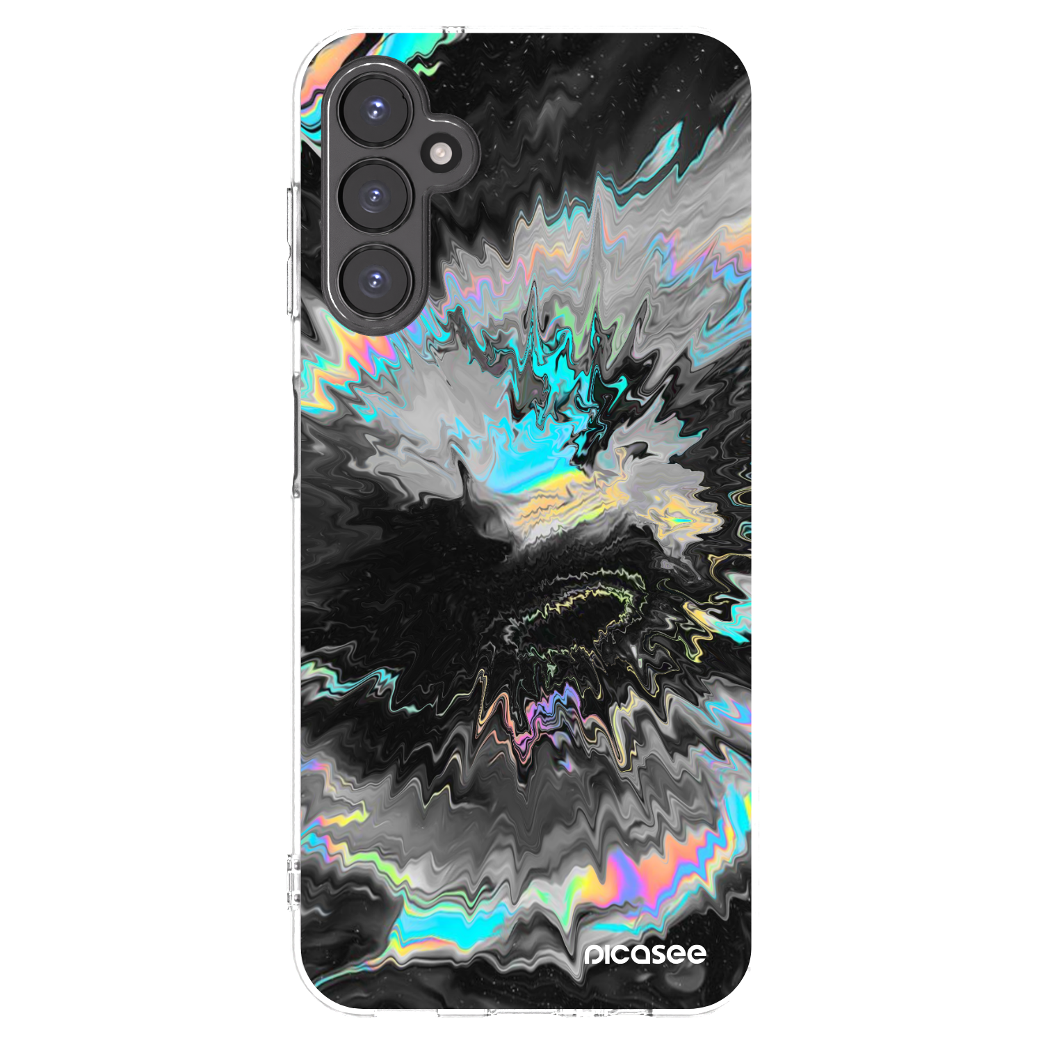 Picasee Samsung Galaxy A14 5G A146P Hülle - Transparentes Silikon - Magnetic