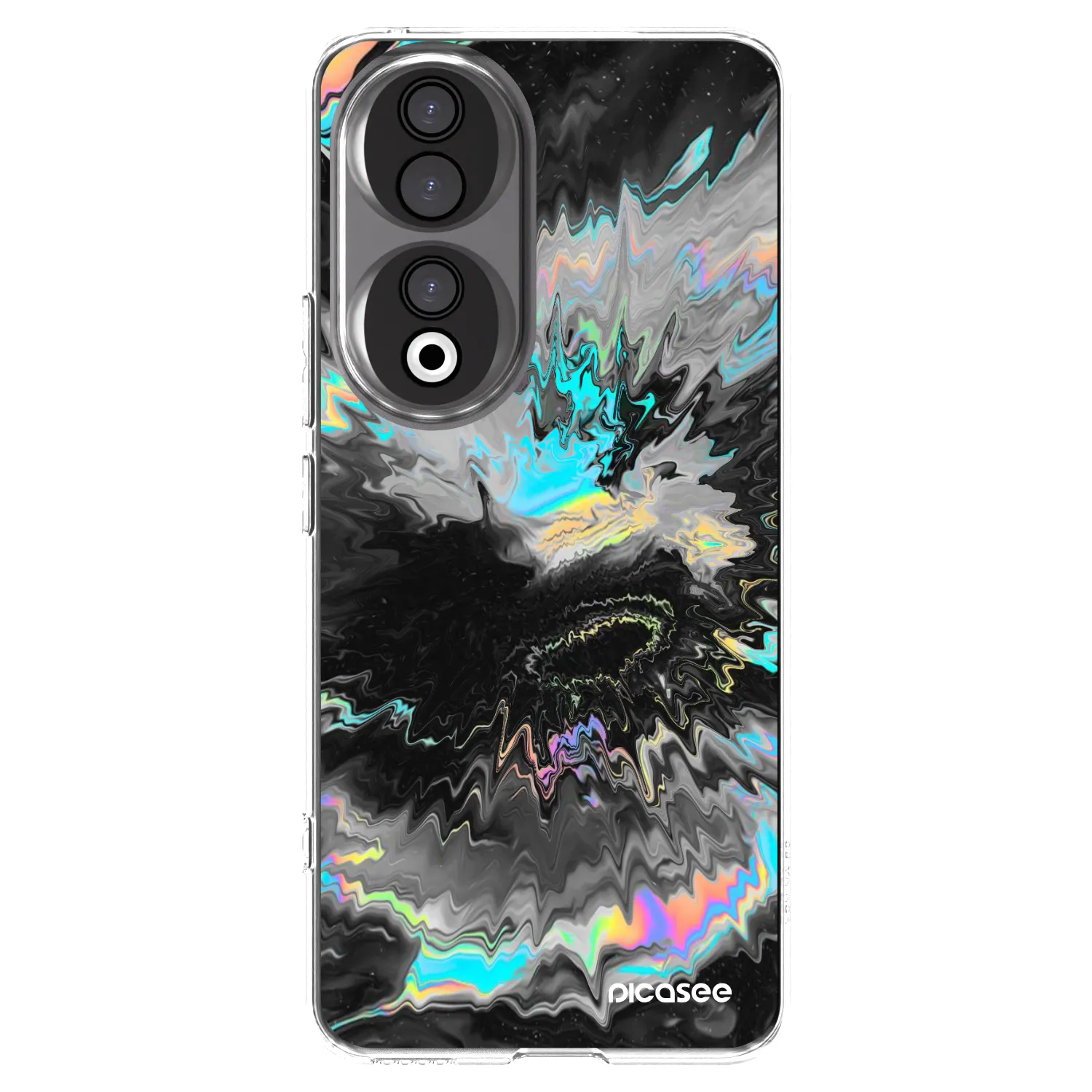 Picasee Honor 90 5G Hülle - Transparentes Silikon - Magnetic