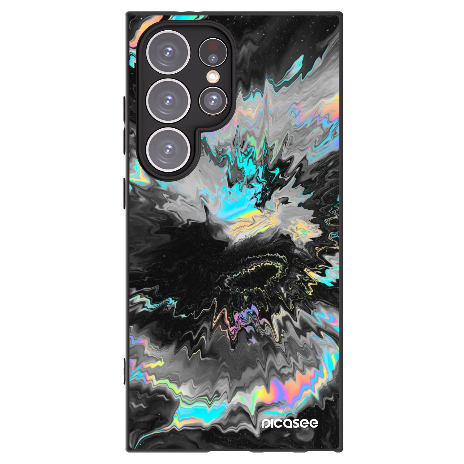 Picasee Samsung Galaxy S24 Ultra S928B 5G Hülle - Schwarzes Silikon - Magnetic