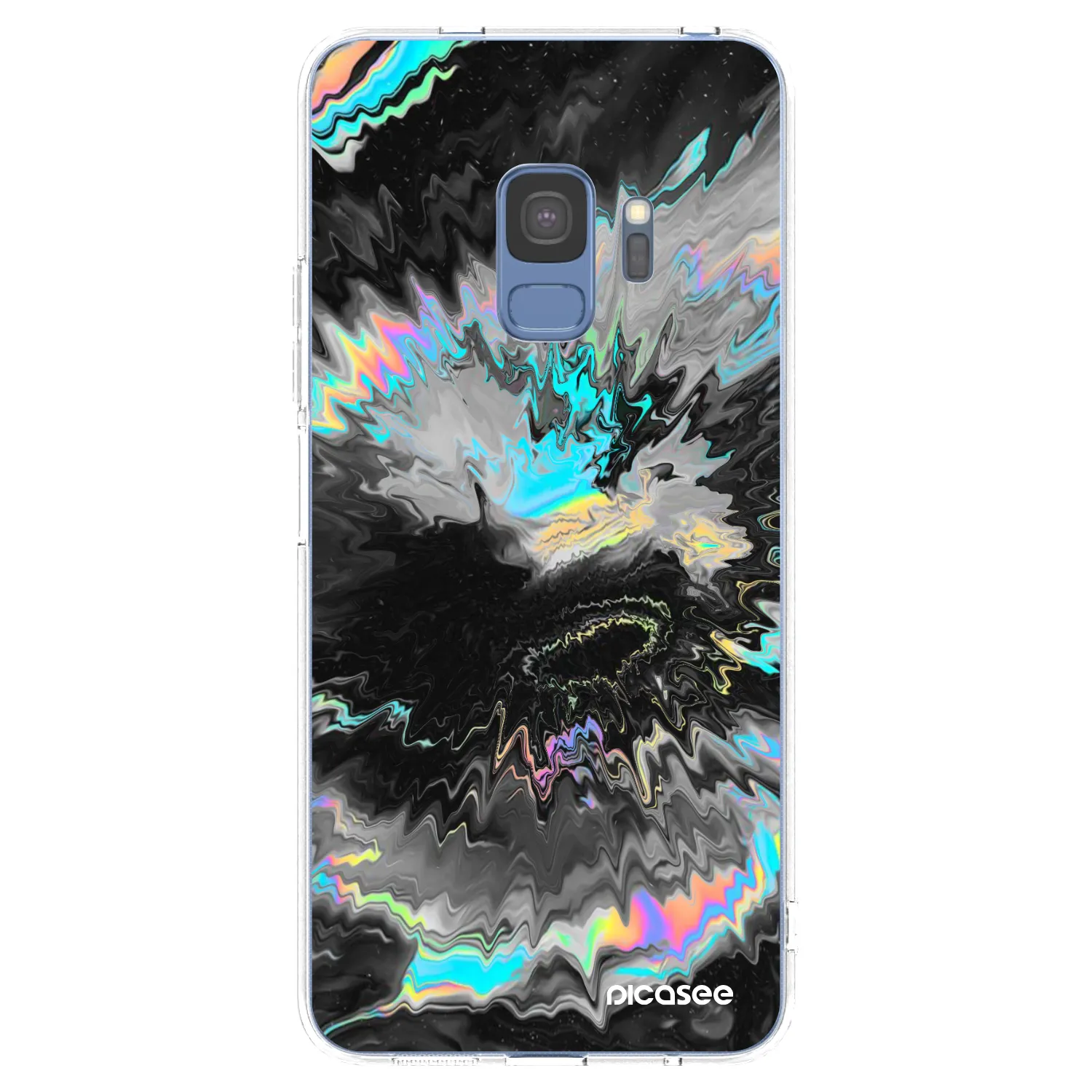 Picasee Samsung Galaxy S9 G960F Hülle - Transparentes Silikon - Magnetic