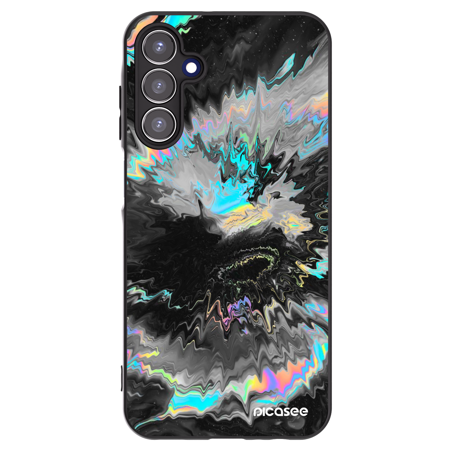Picasee Samsung Galaxy A15 A156B 5G Hülle - Schwarzes Silikon - Magnetic