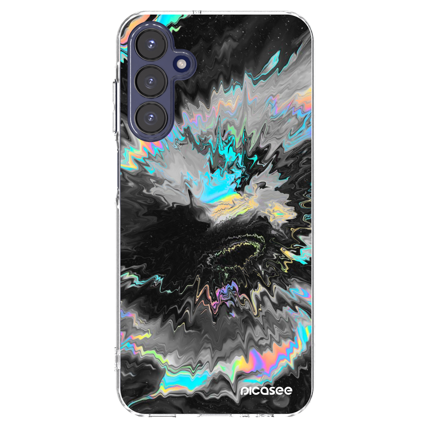 Picasee Samsung Galaxy A15 A155F 4G Hülle - Transparentes Silikon - Magnetic