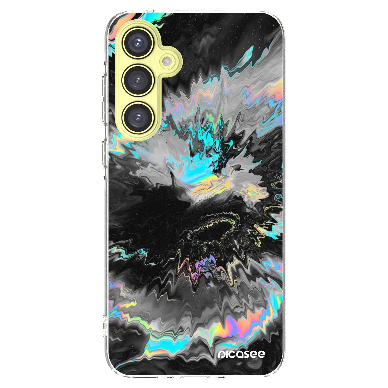 Picasee Samsung Galaxy A35 5G A356B Hülle - Transparentes Silikon - Magnetic