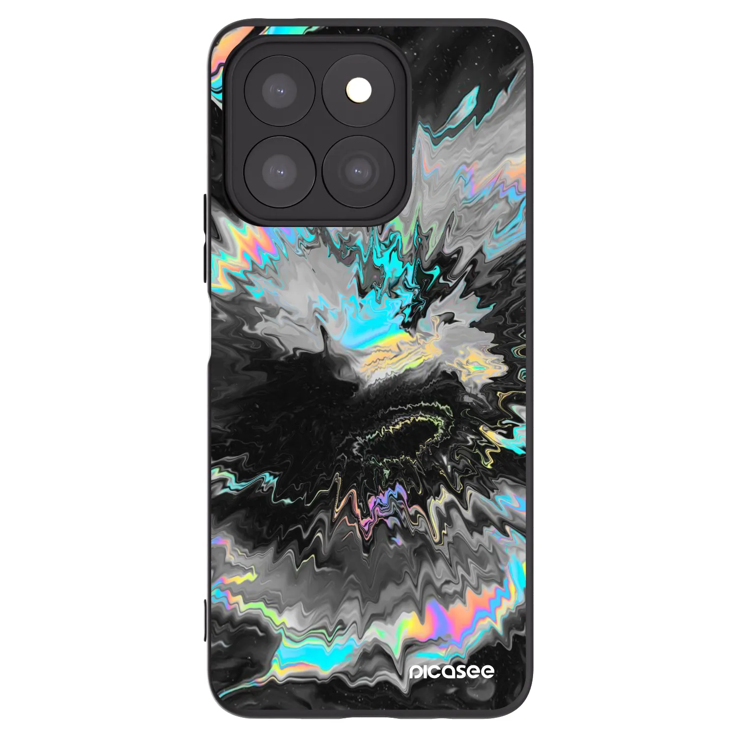 Picasee Honor X8b Hülle - Schwarzes Silikon - Magnetic