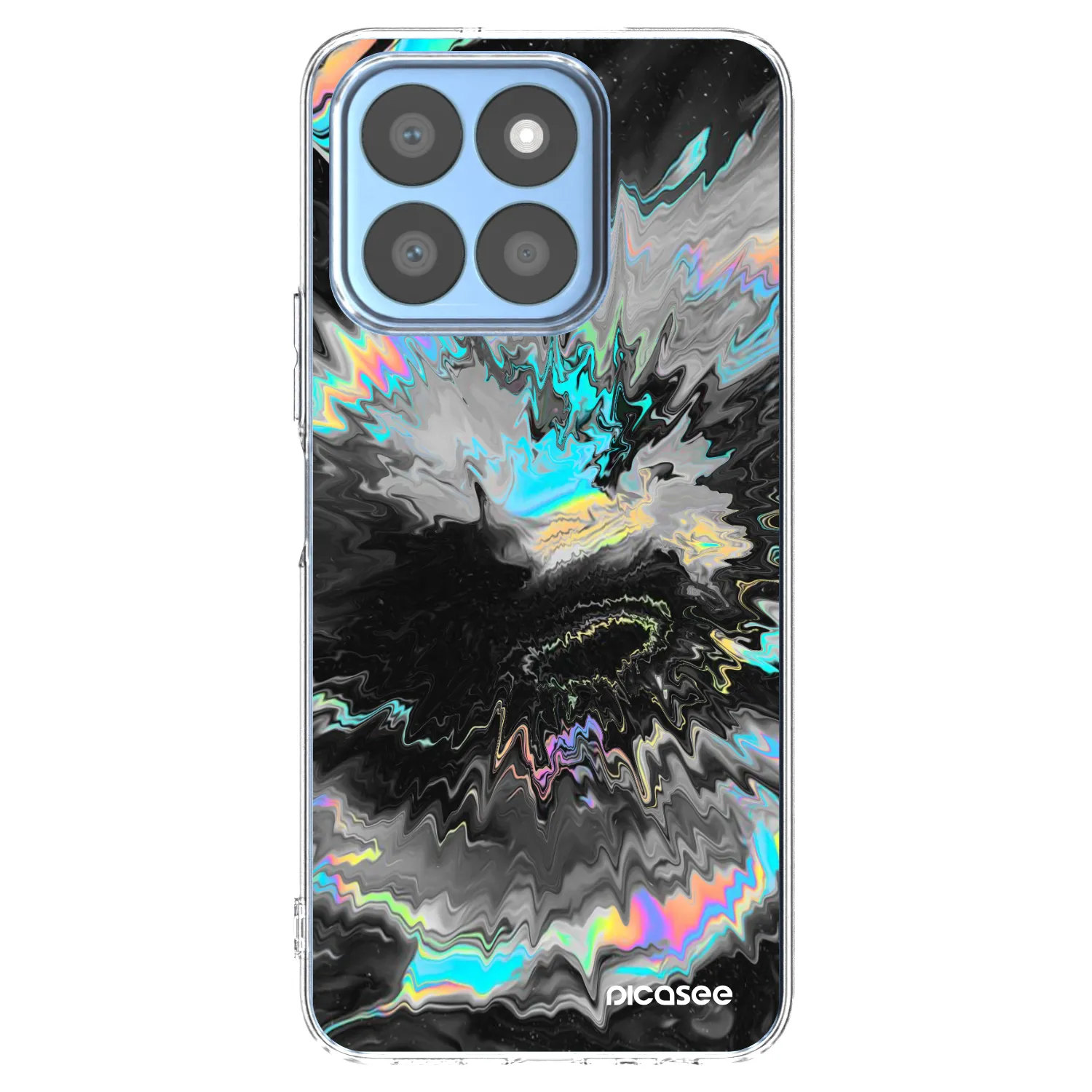 Picasee Honor X8b Hülle - Transparentes Silikon - Magnetic