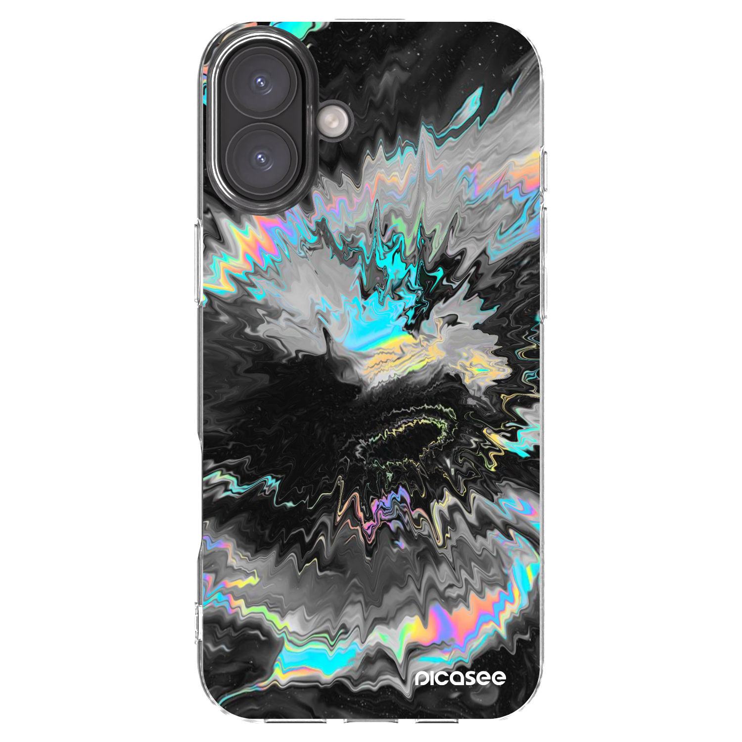 Picasee Apple iPhone 16 Plus Hülle - Transparentes Silikon - Magnetic