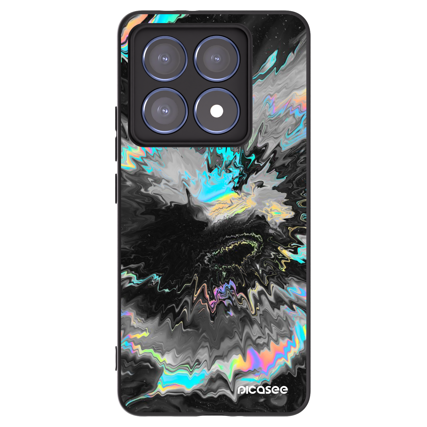 Picasee Xiaomi 14T Pro Hülle - Schwarzes Silikon - Magnetic