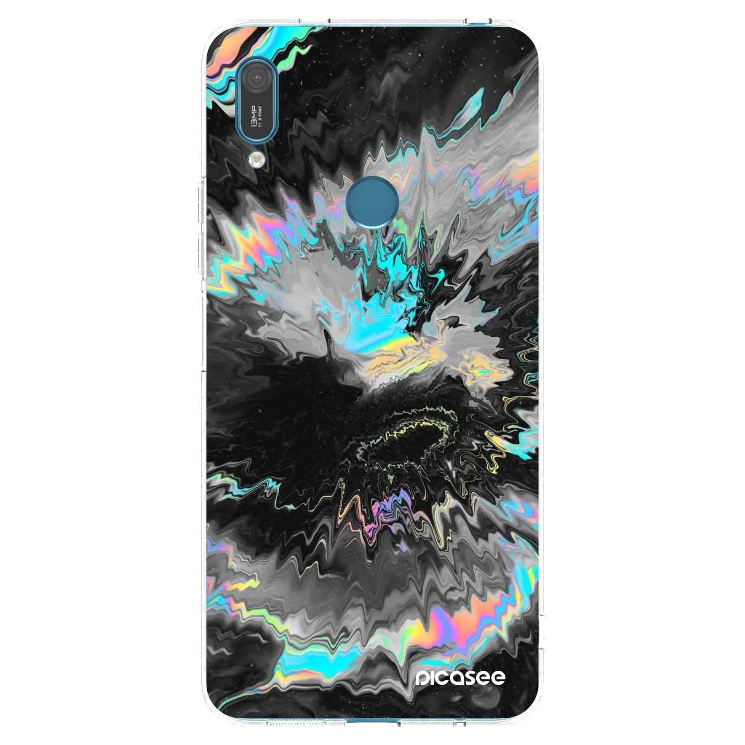 Picasee Huawei Y7 2019 Hülle - Transparentes Silikon - Magnetic