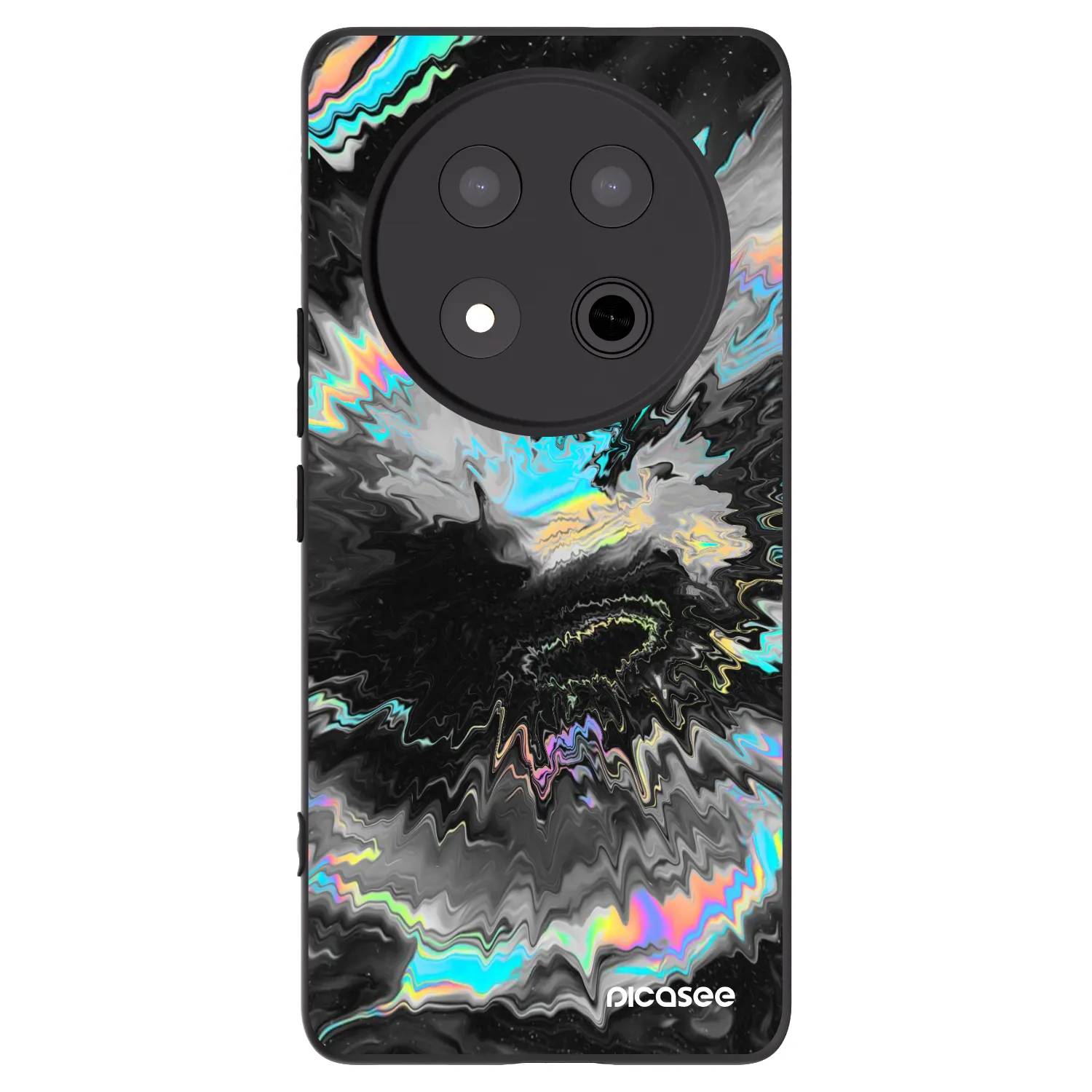 Picasee Honor Magic7 Lite 5G Hülle - Schwarzes Silikon - Magnetic