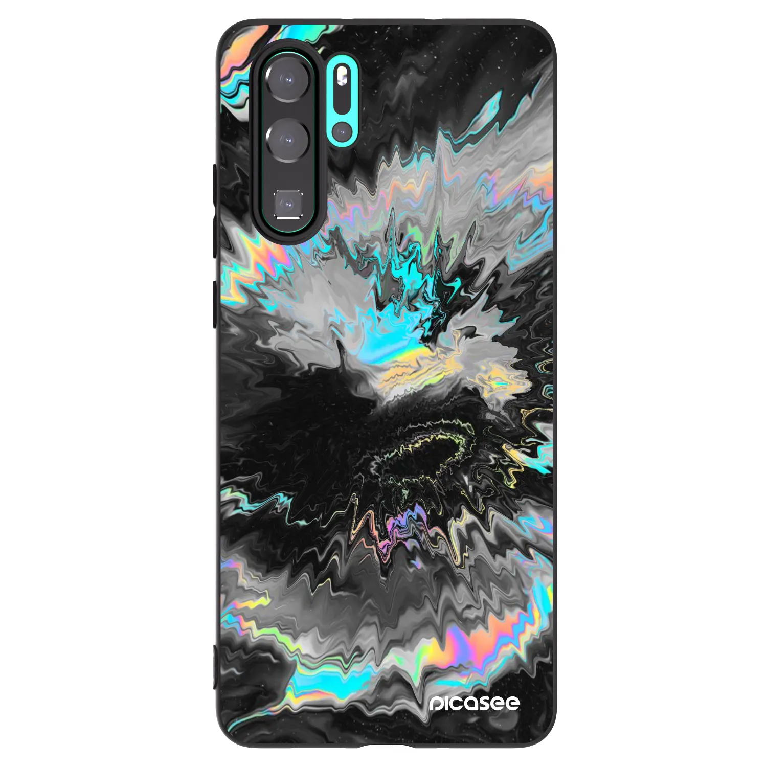 Picasee Huawei P30 Pro Hülle - Schwarzes Silikon - Magnetic