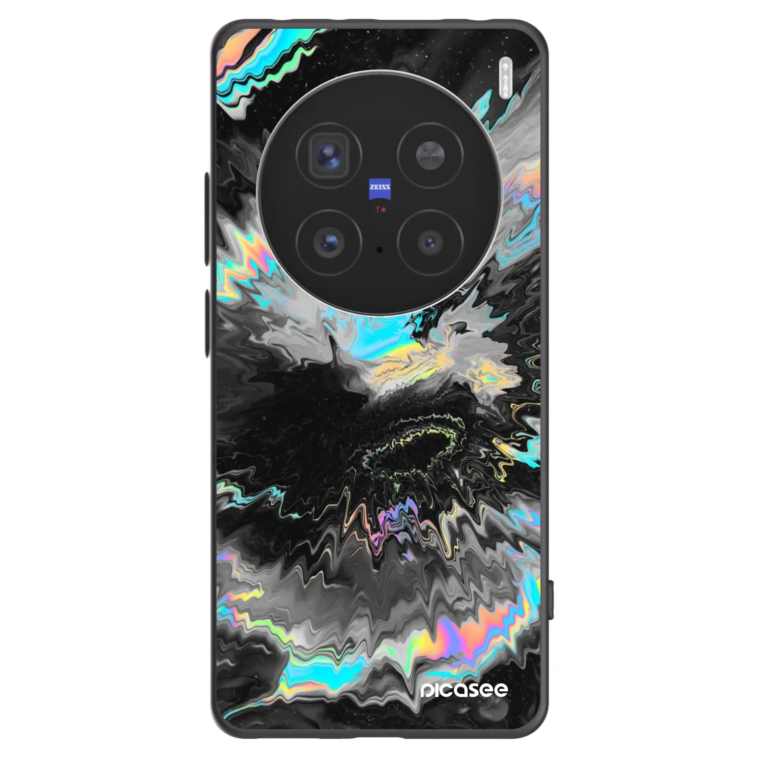 Picasee Vivo X200 Pro Hülle - Schwarzes Silikon - Magnetic