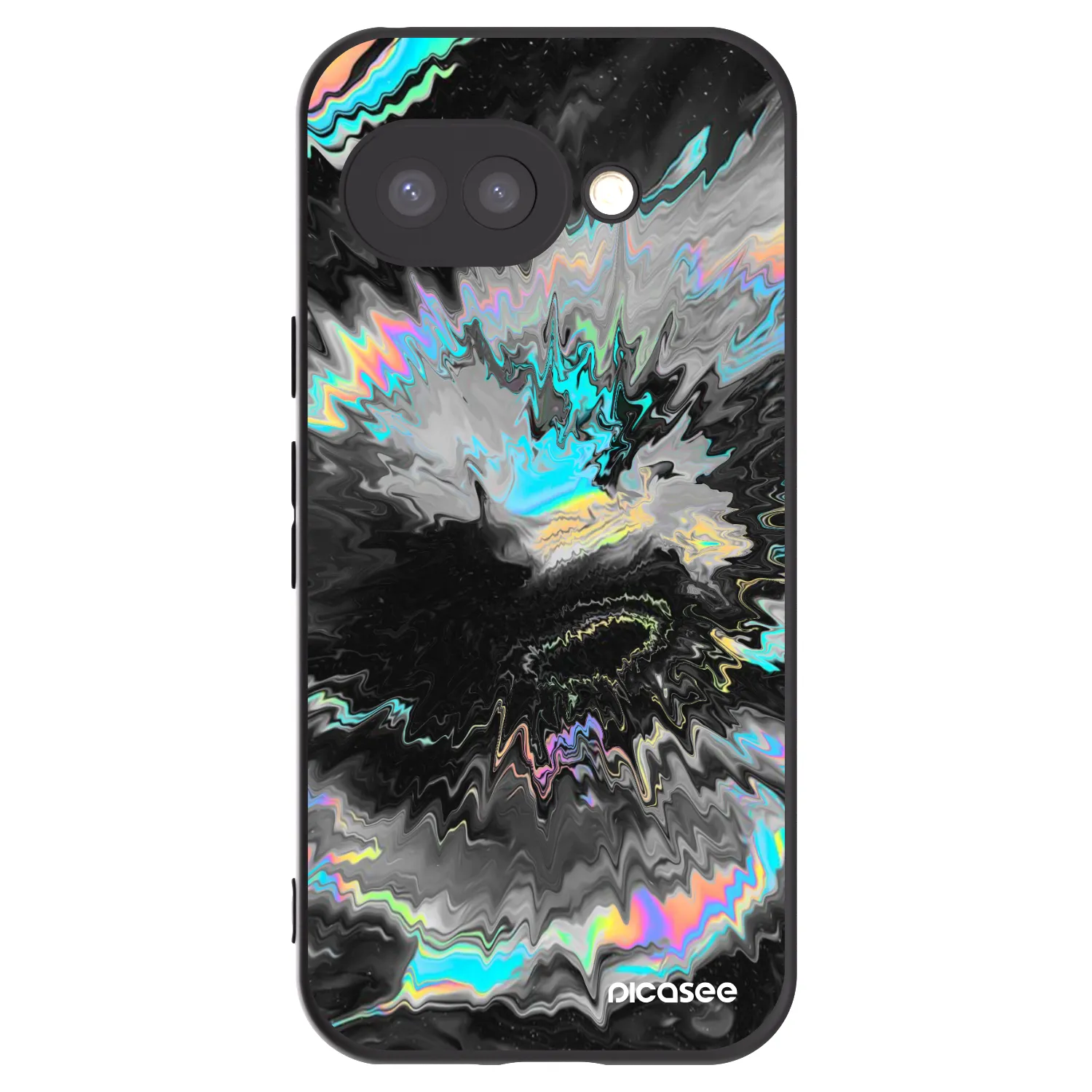 Picasee Google Pixel 9a Hülle - Schwarzes Silikon - Magnetic