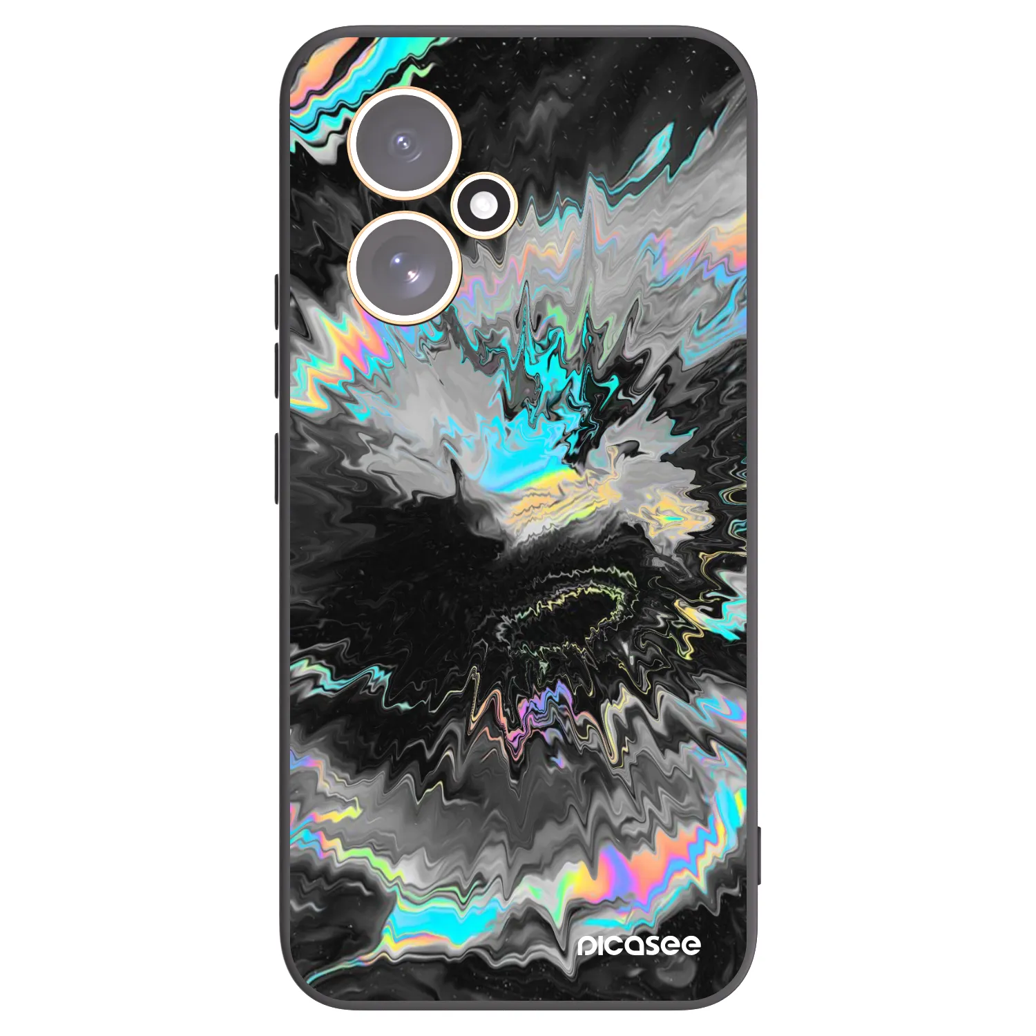 Picasee Honor 400 5G Hülle - Schwarzes Silikon - Magnetic