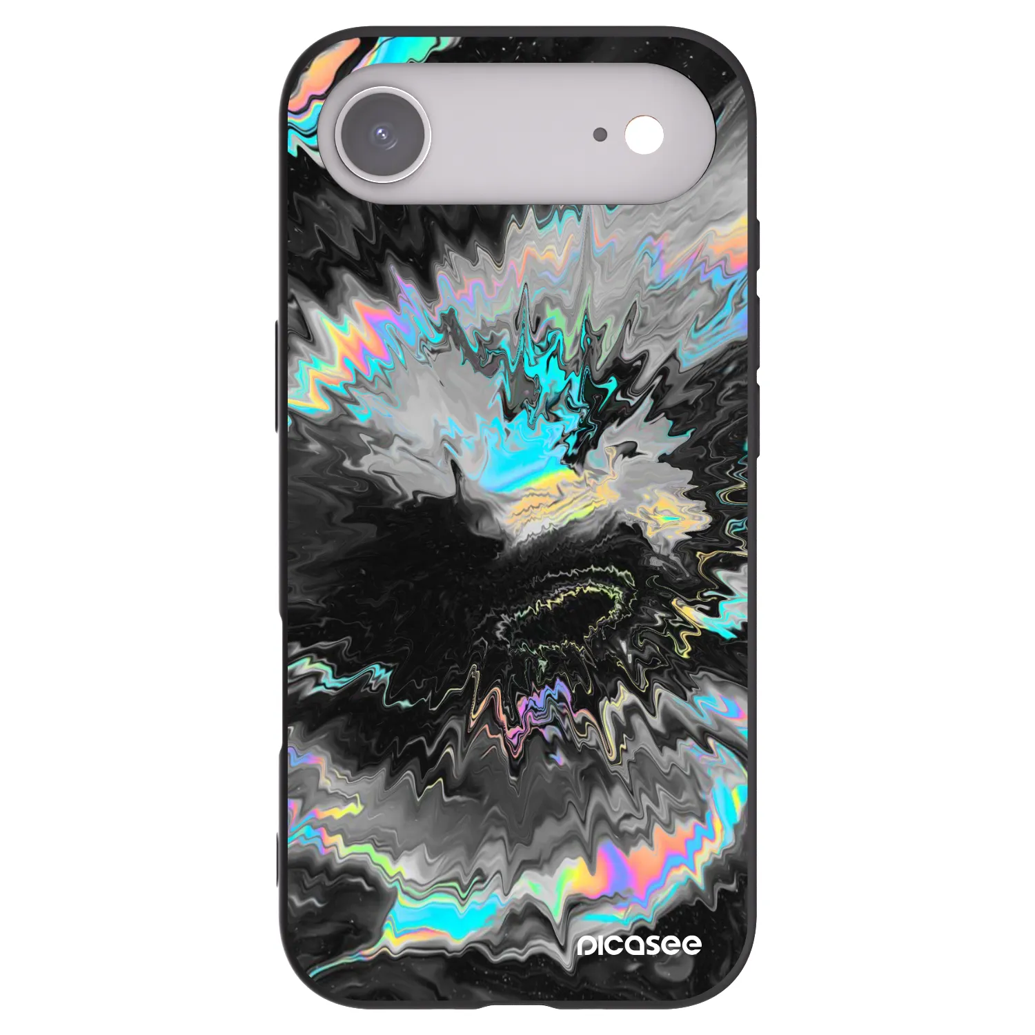 Picasee Apple iPhone Air Hülle - Schwarzes Silikon - Magnetic