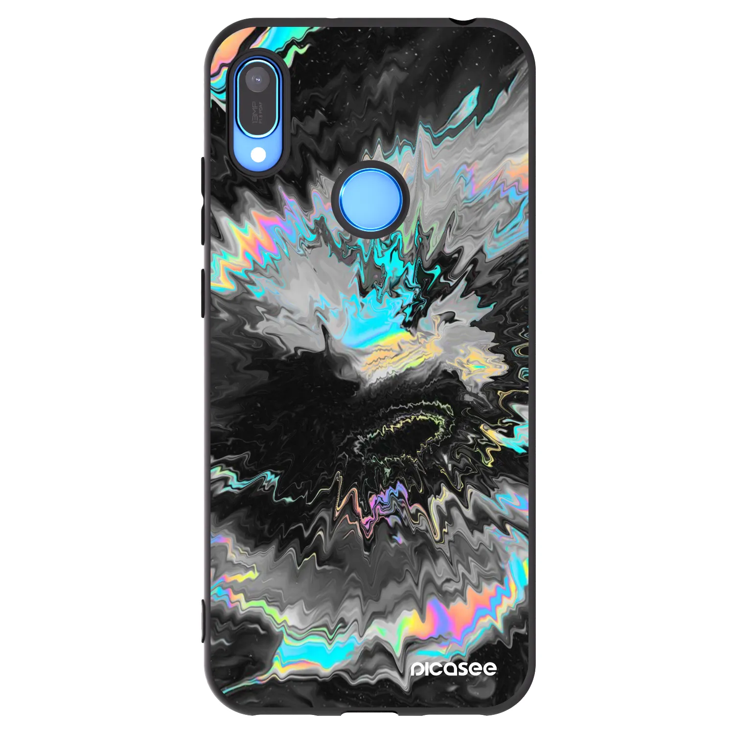 Picasee Huawei Y6 2019 Hülle - Schwarzes Silikon - Magnetic