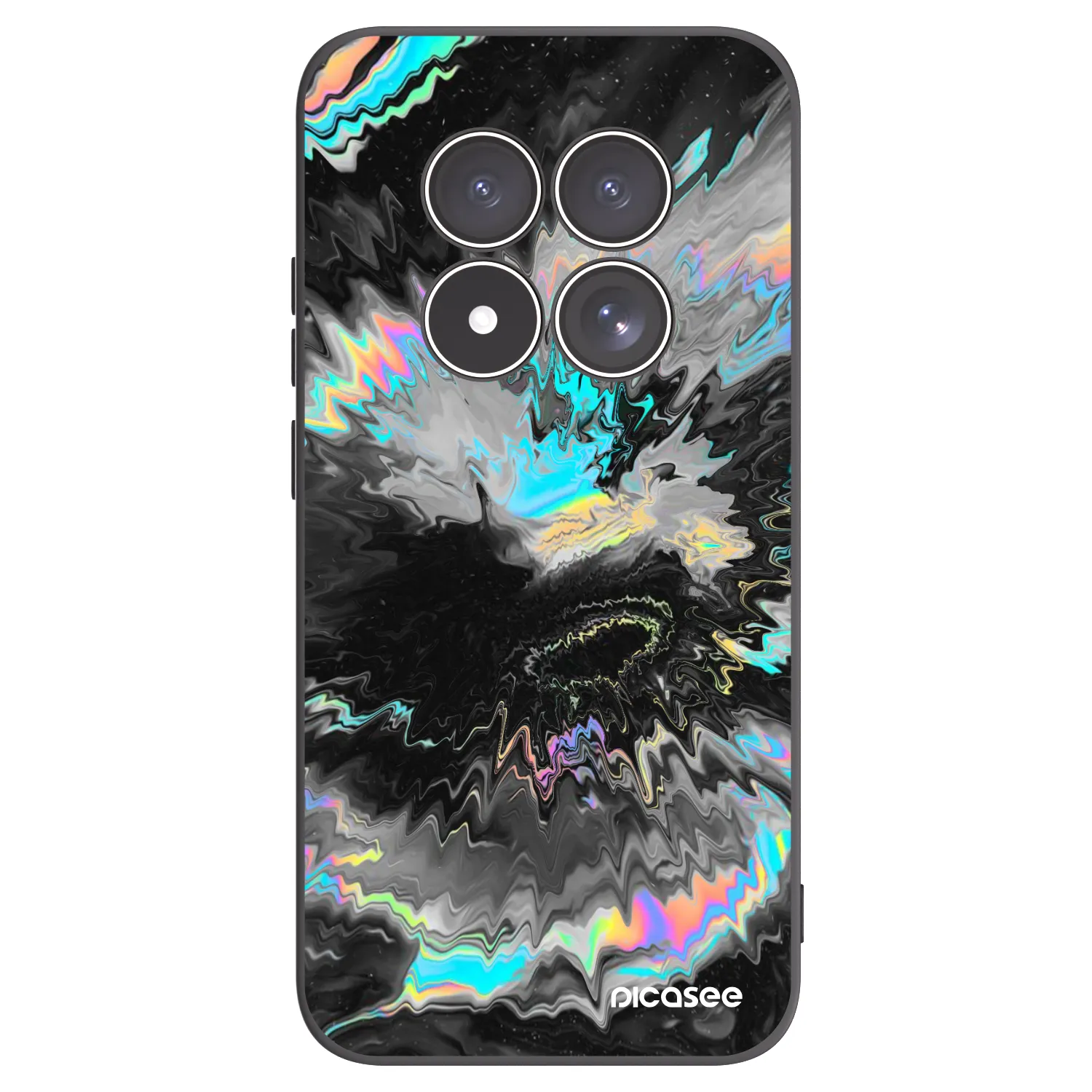 Picasee Xiaomi Redmi Note 15 Pro 4G Hülle - Schwarzes Silikon - Magnetic
