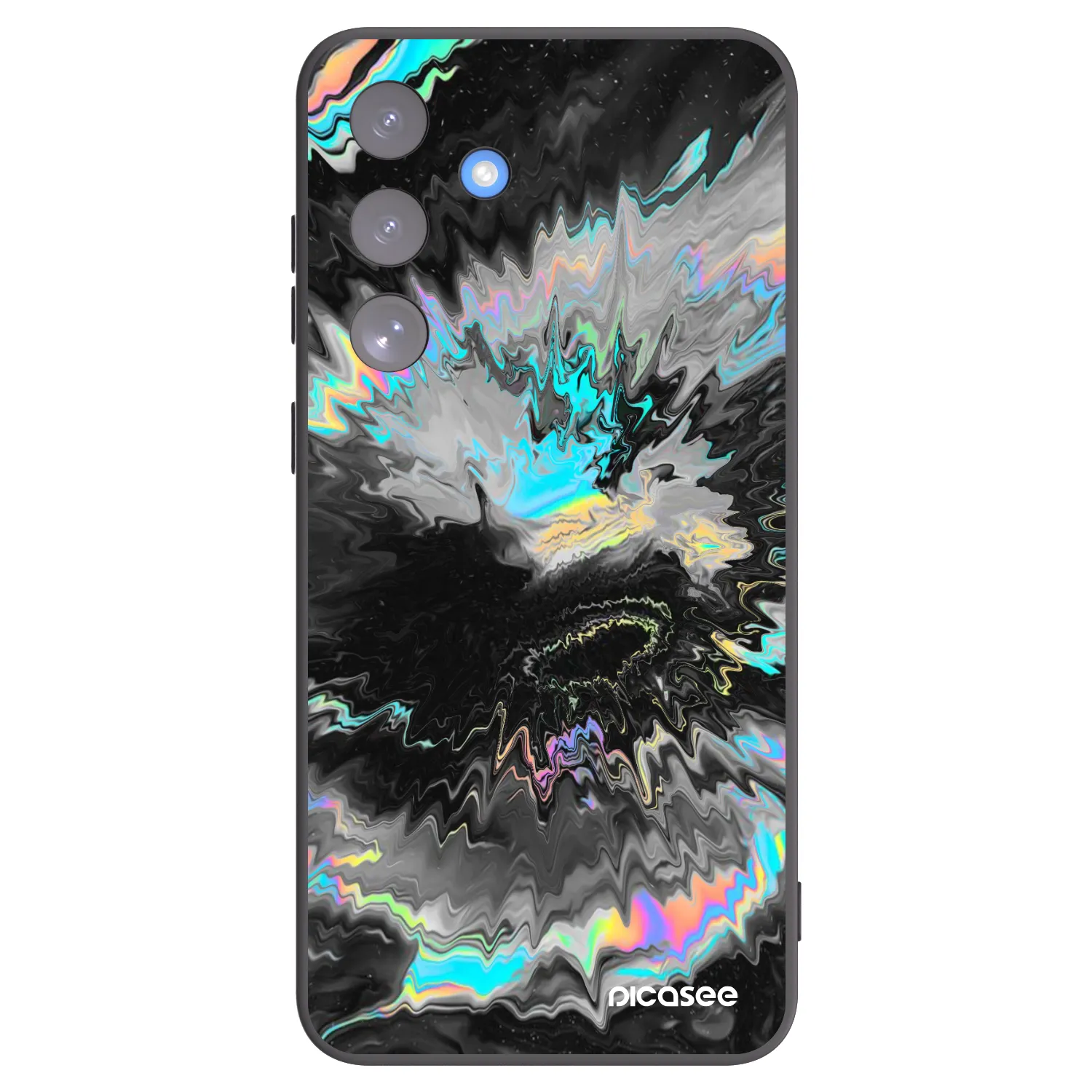 Picasee Samsung Galaxy S25 FE 5G Hülle - Schwarzes Silikon - Magnetic