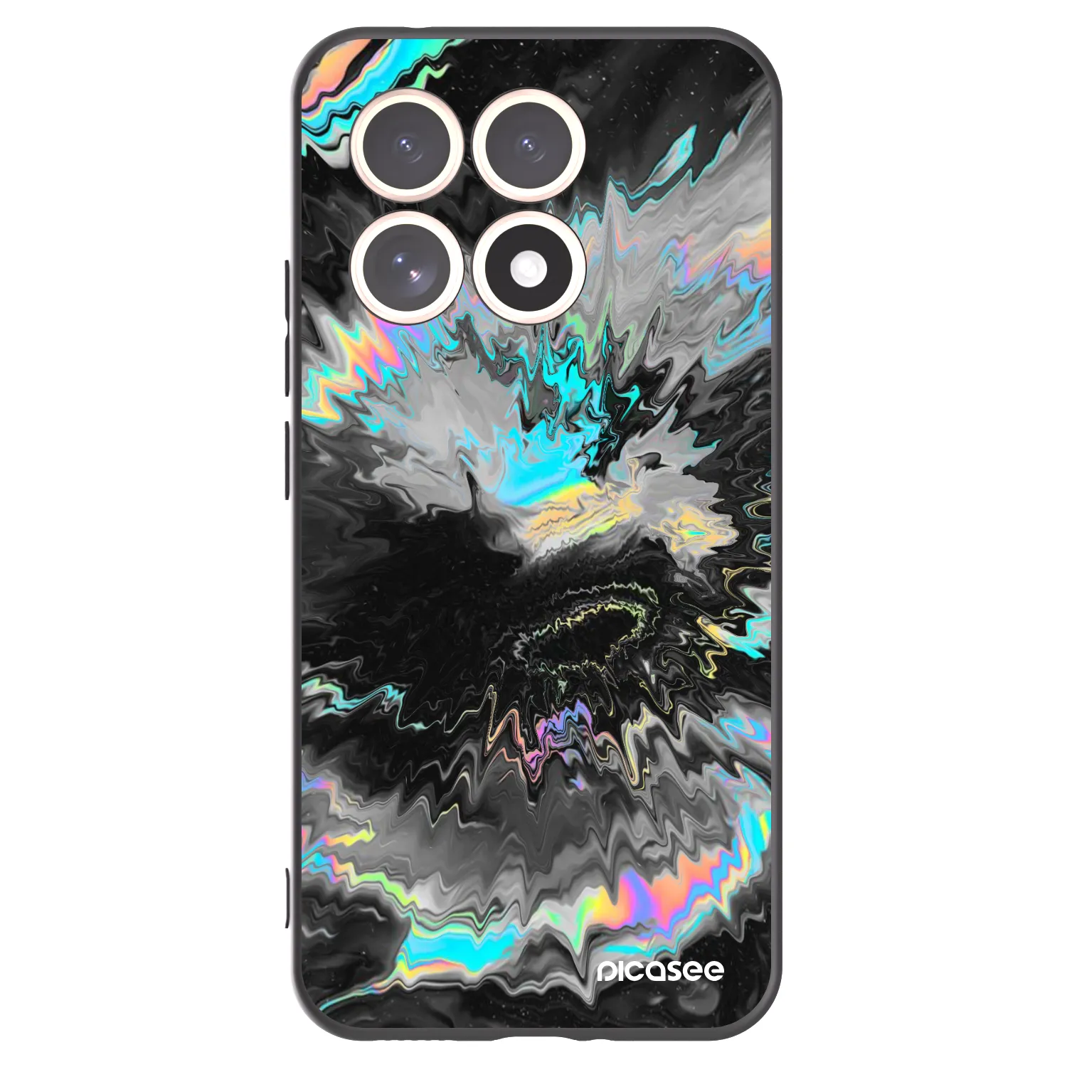 Picasee Xiaomi 15T Hülle - Schwarzes Silikon - Magnetic