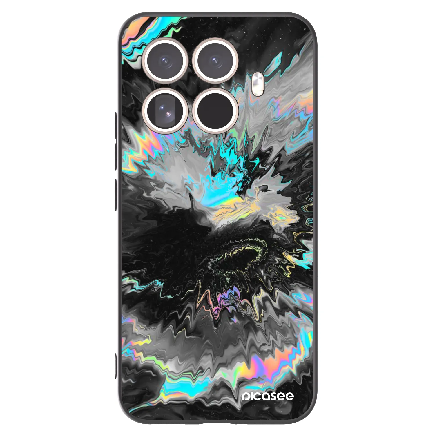 Picasee Xiaomi 15T Pro Hülle - Schwarzes Silikon - Magnetic