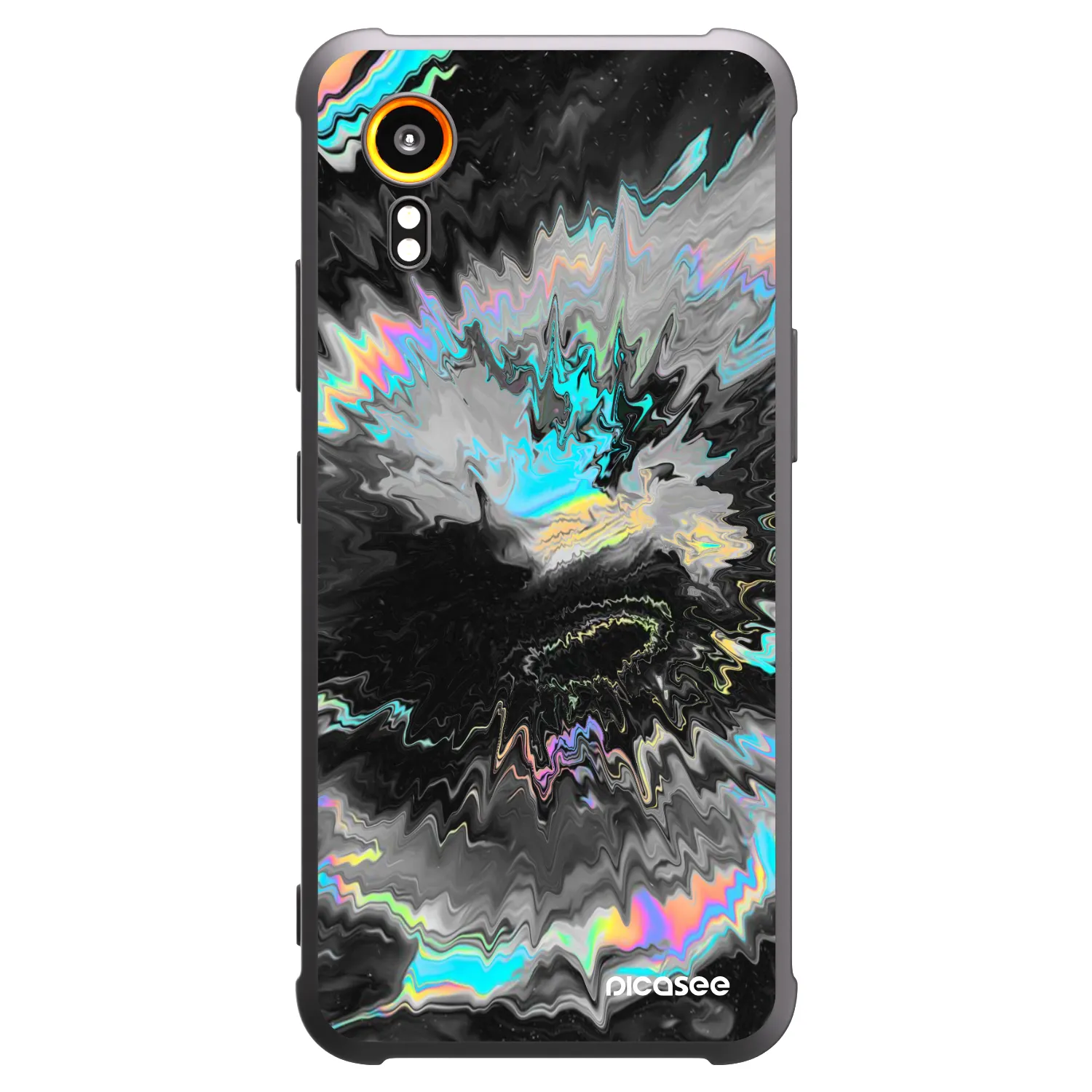 Picasee Samsung Galaxy Xcover 7 Hülle - Schwarzes Silikon - Magnetic
