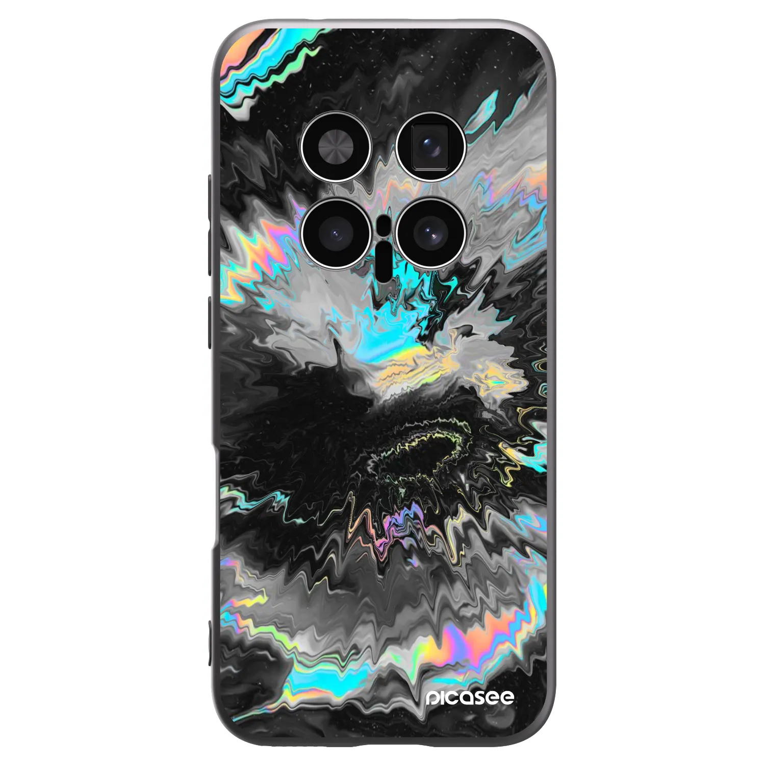 Picasee Honor Magic8 Pro 5G Hülle - Schwarzes Silikon - Magnetic