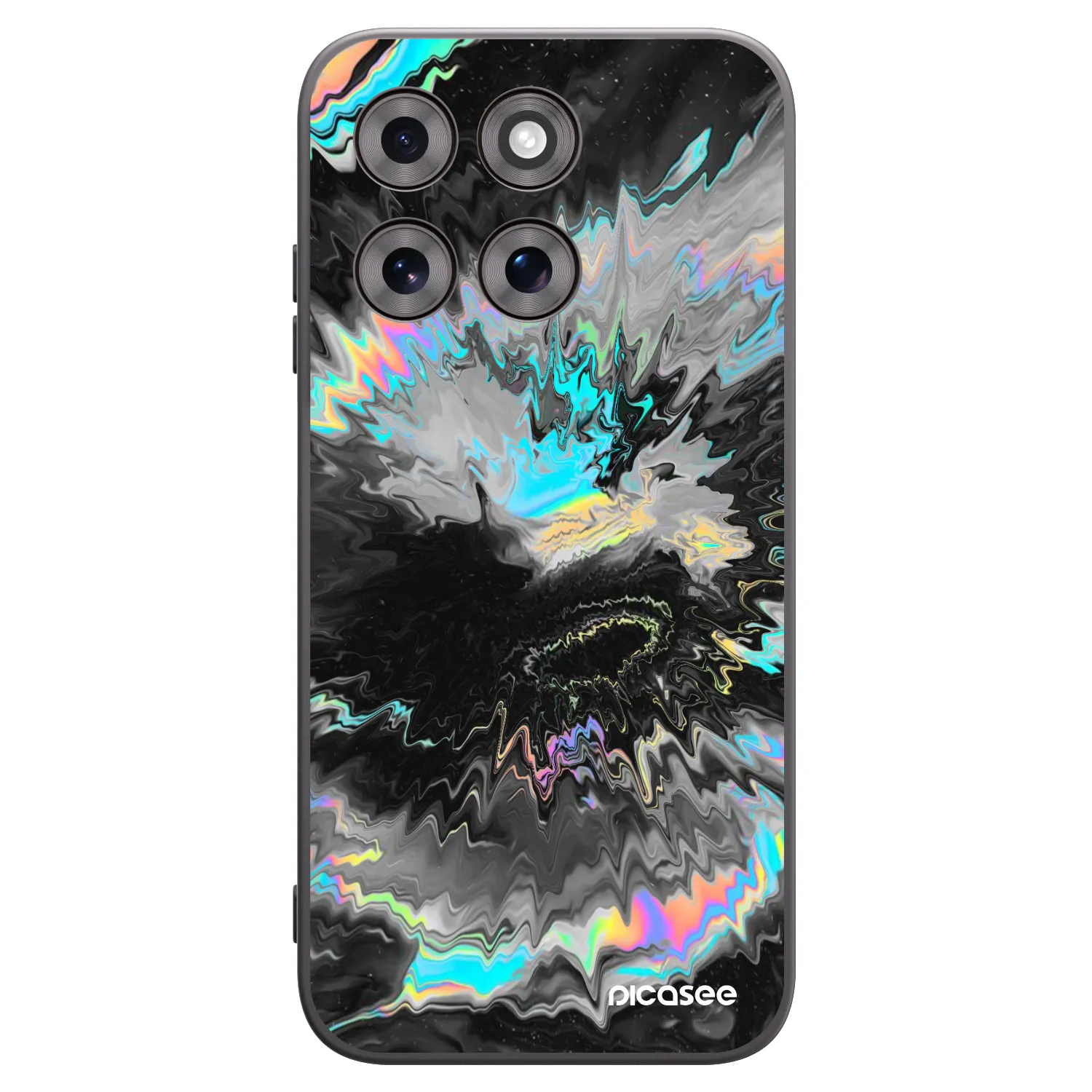 Picasee Motorola Moto G77 Hülle - Schwarzes Silikon - Magnetic