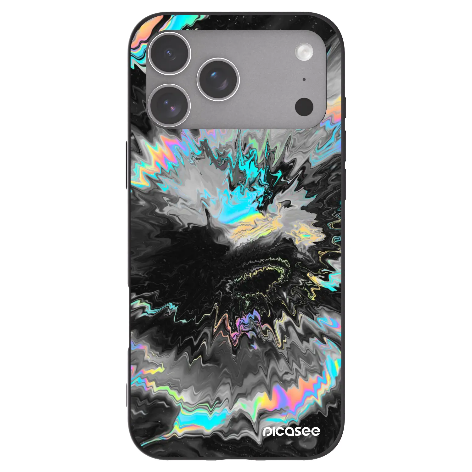 Picasee Apple iPhone 18 Pro Max Hülle - Schwarzes Silikon - Magnetic